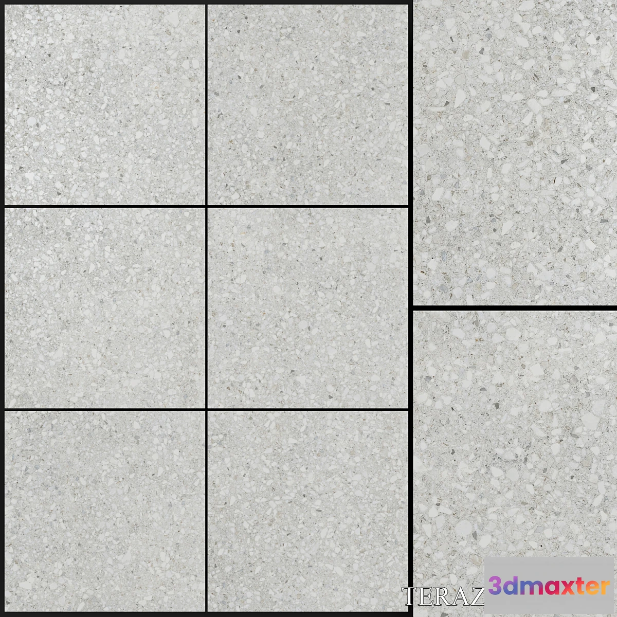 1301407 - Yurtbay Seramik Terazzo White 3D Max