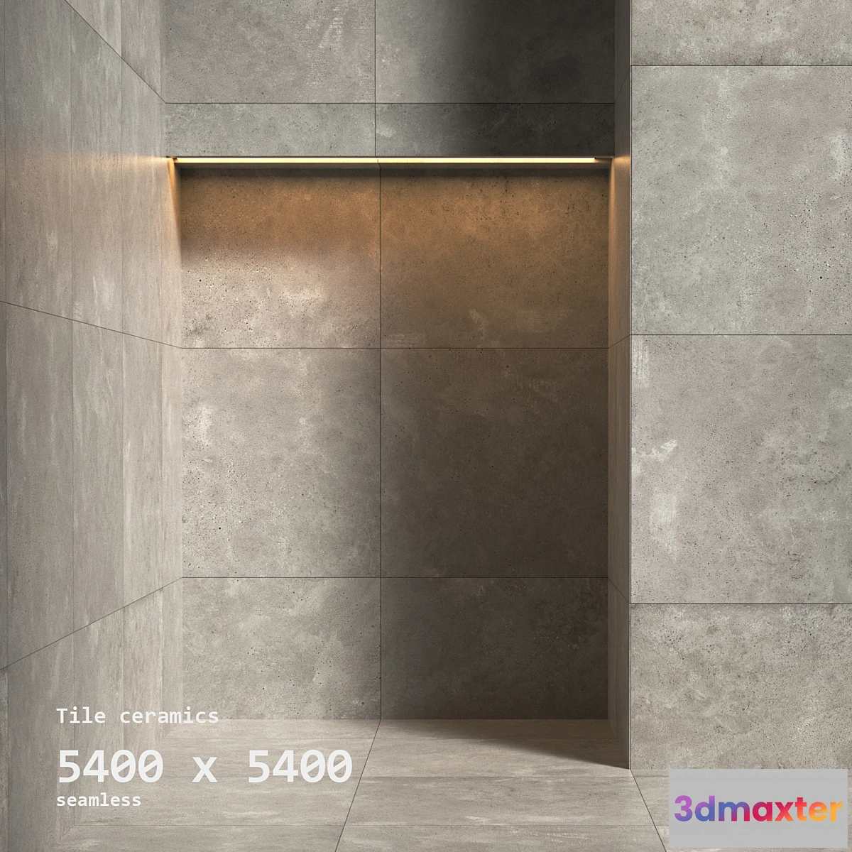 1301701 - Porcelain stoneware for concrete 3D Max