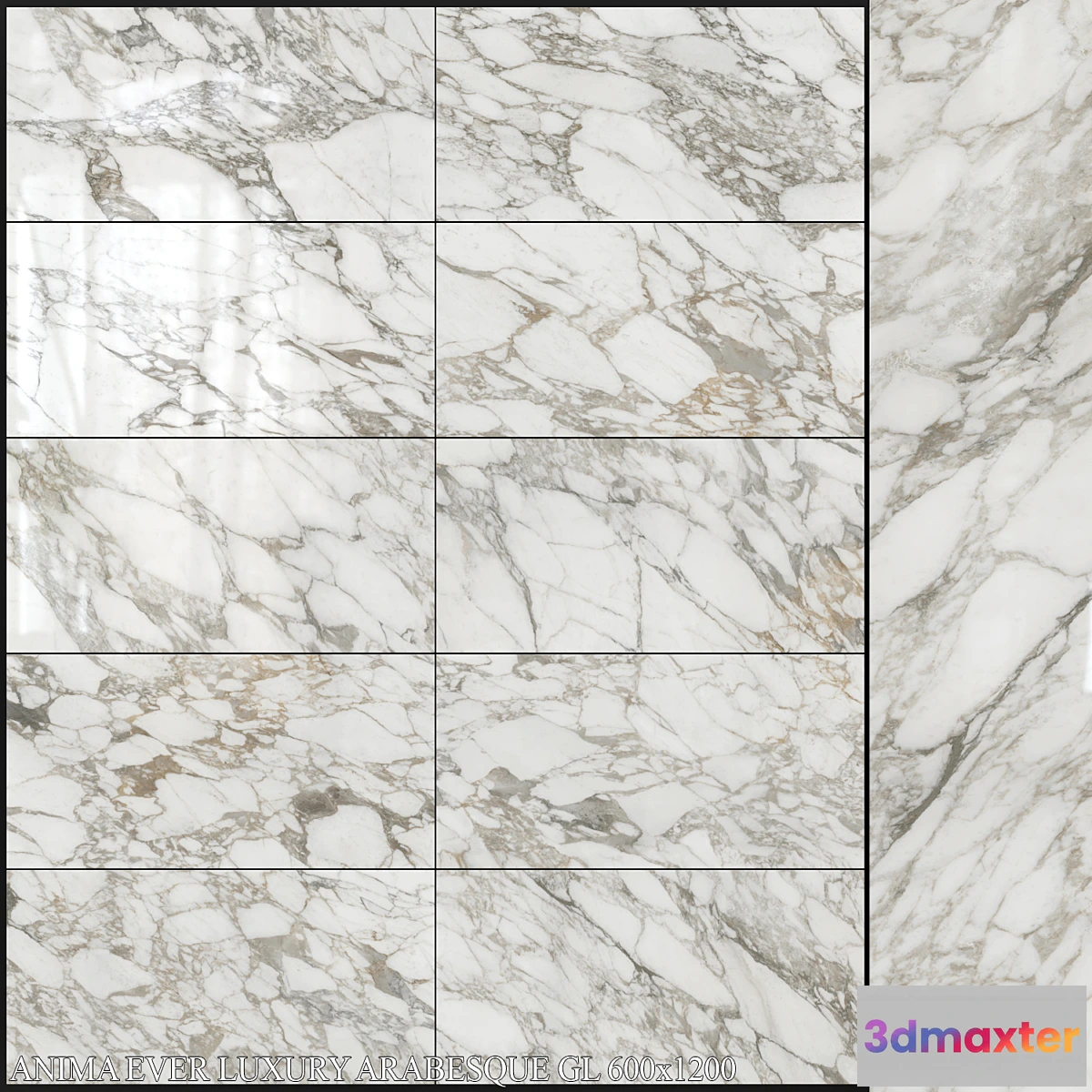 1303212 - Caesar Anima Ever Luxury Arabesque GL 600×1200 3D Max