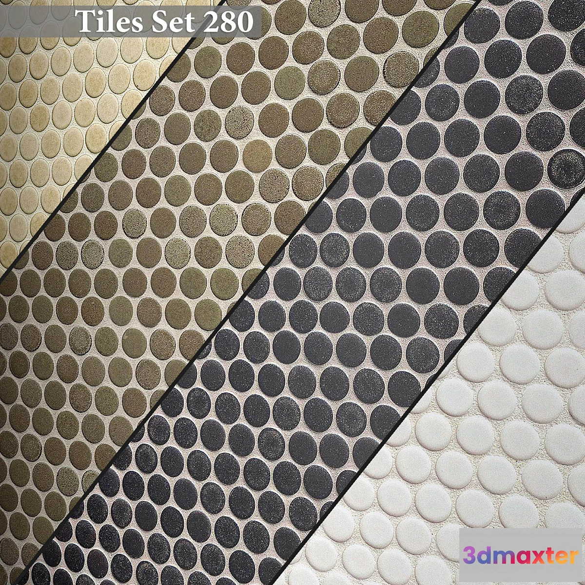 1305941 - Tiles set 280 3D Max
