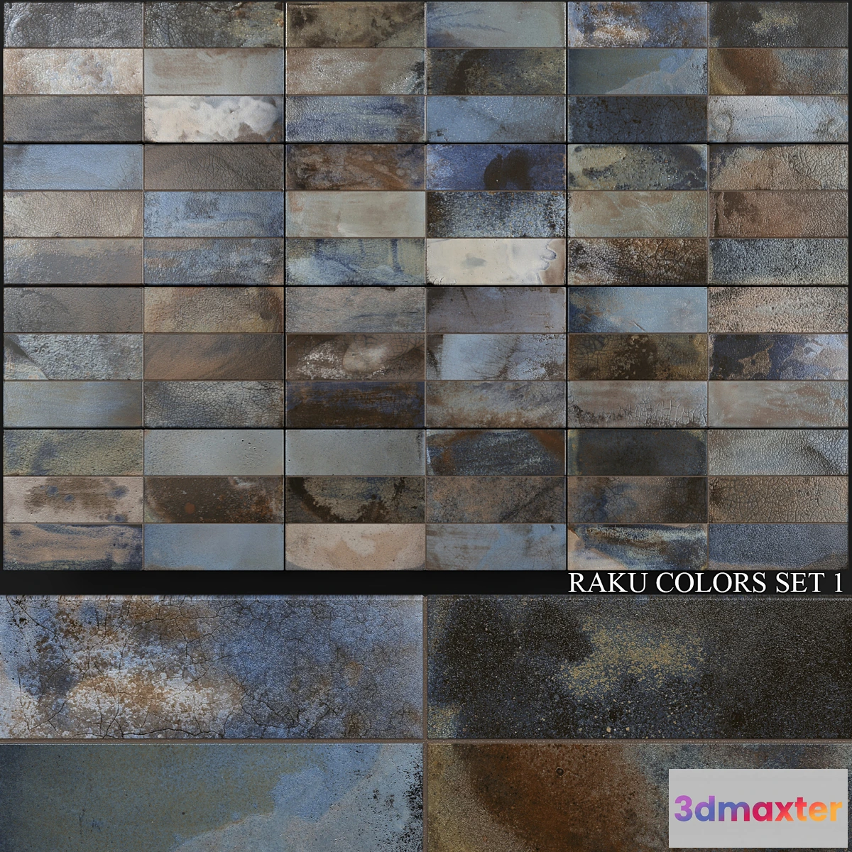 1306019 - Peronda FS Raku Colors Set 1 3D Max