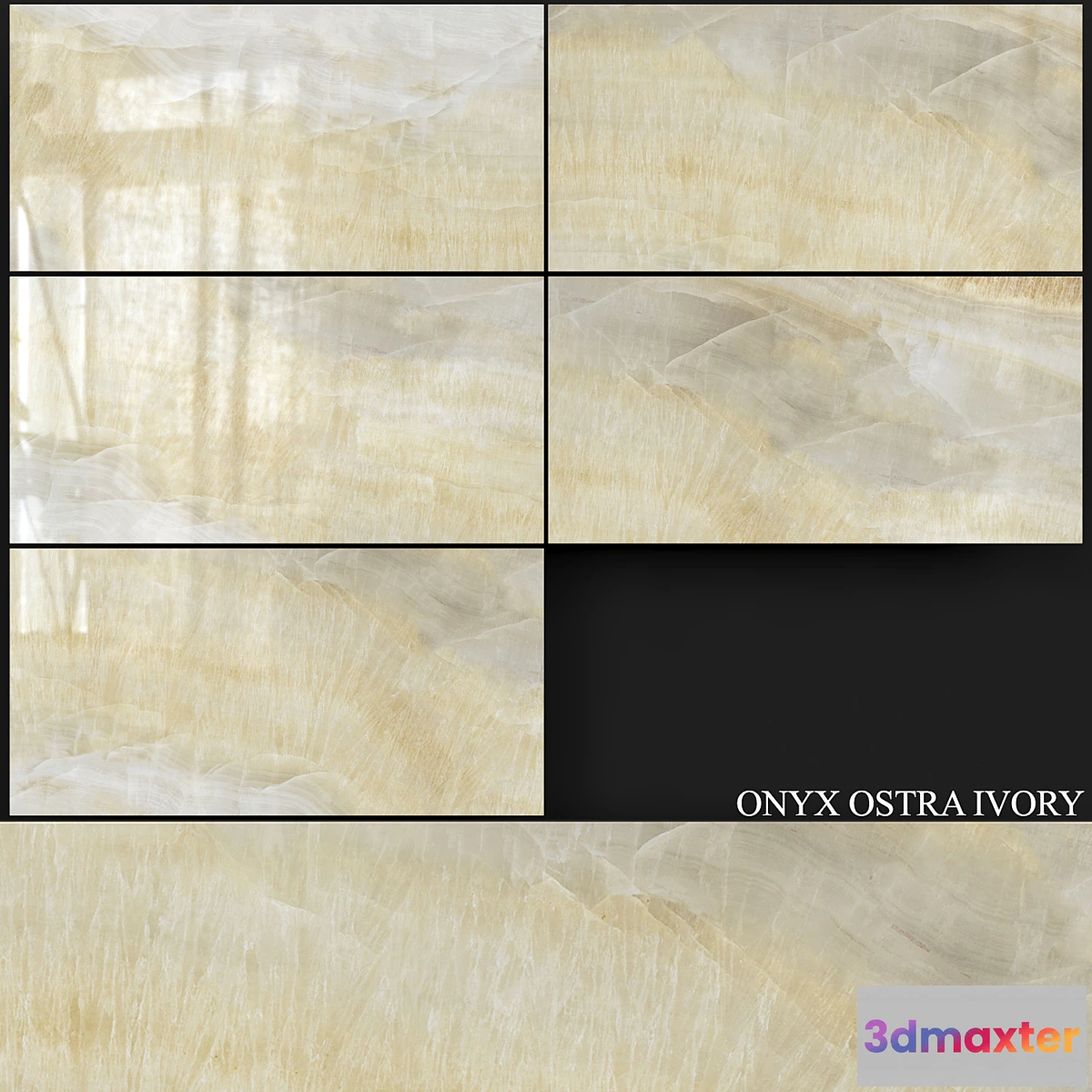1313190 - Decovita Onyx Ostra Ivory 600×1200 - No.2 3D Max