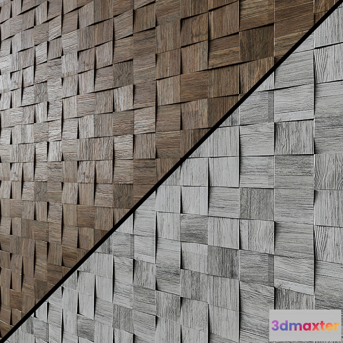 1313446 - Wall mosaic Axi Mosaico 3D 6 variants - No.2 3D Max