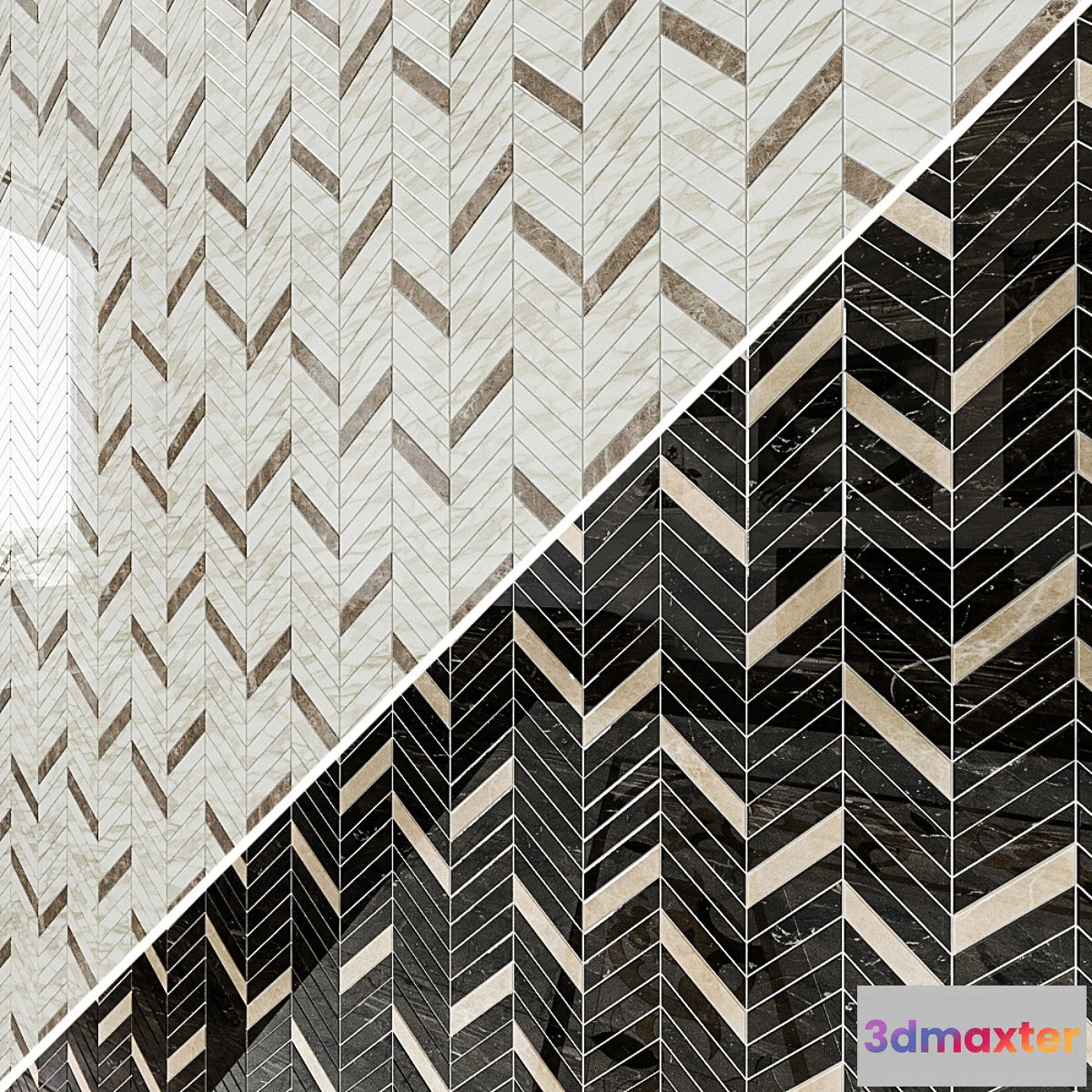 1313968 - ATLAS CONCORDE MARVEL EDGE Mosaico Twill Lapp 5 Options 3D Max