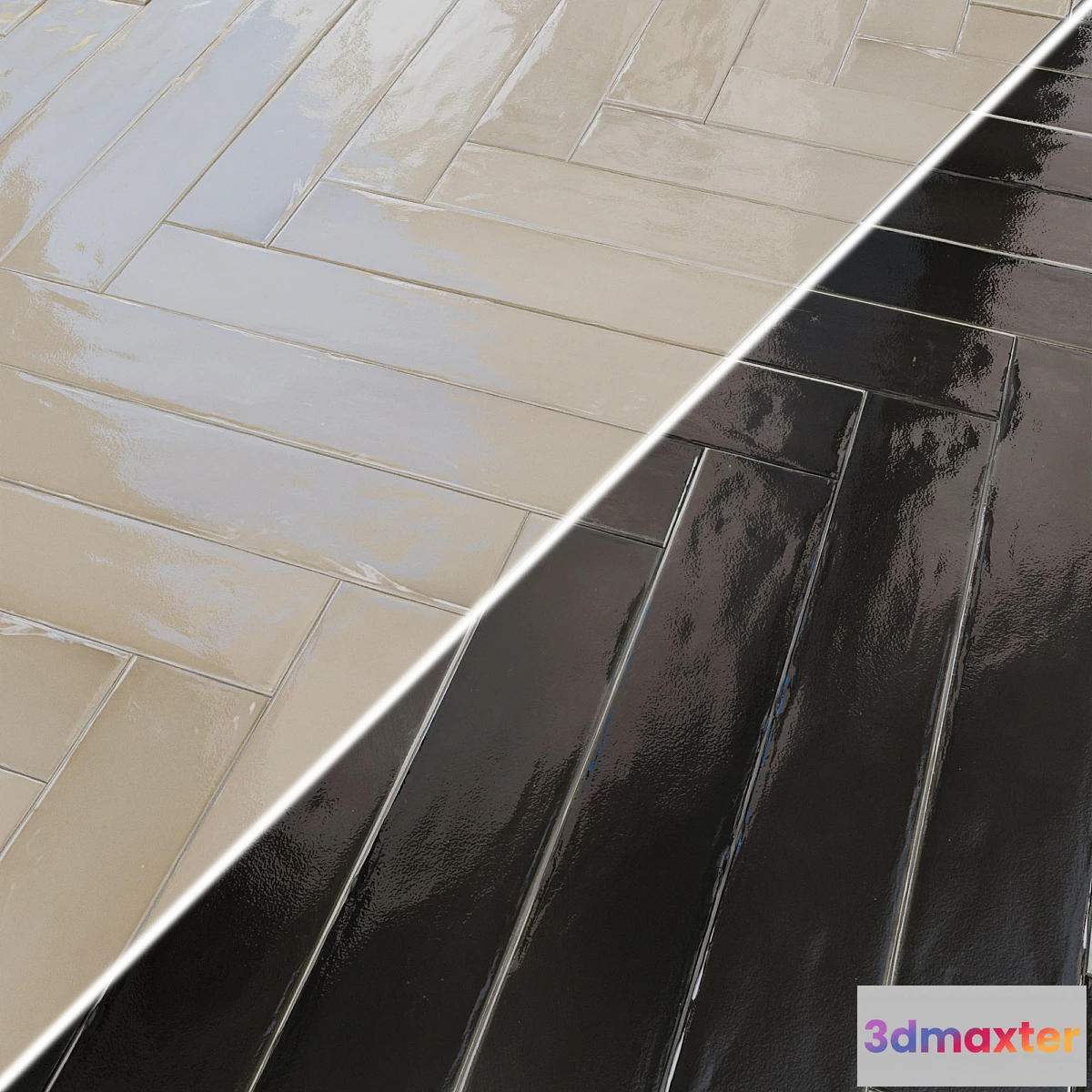 1314472 - Porcelain tiles EQUIPE MANACOR 6.5×40 cm 3D Max