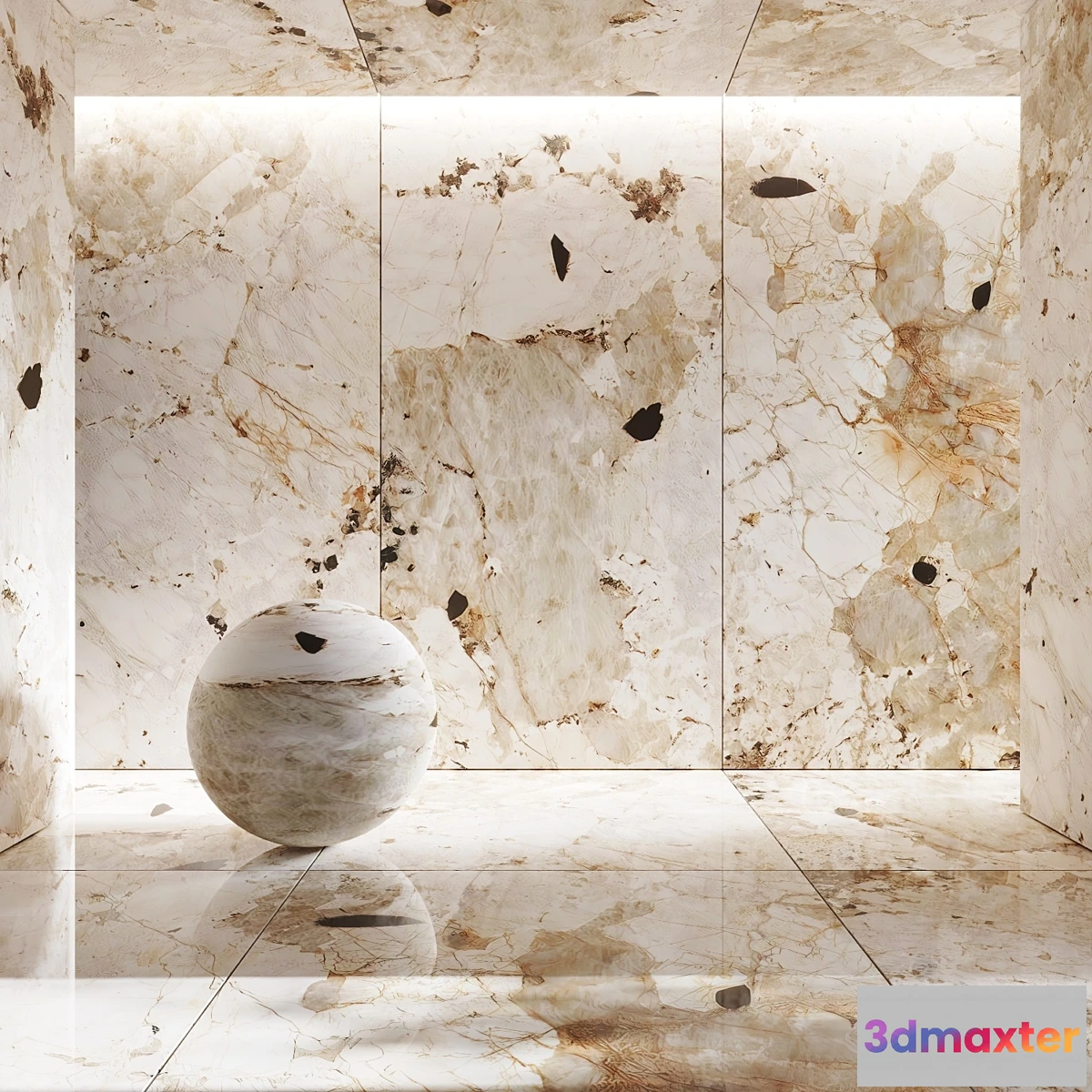 1315627 - Tundra porcelain tile - No.2 3D Max