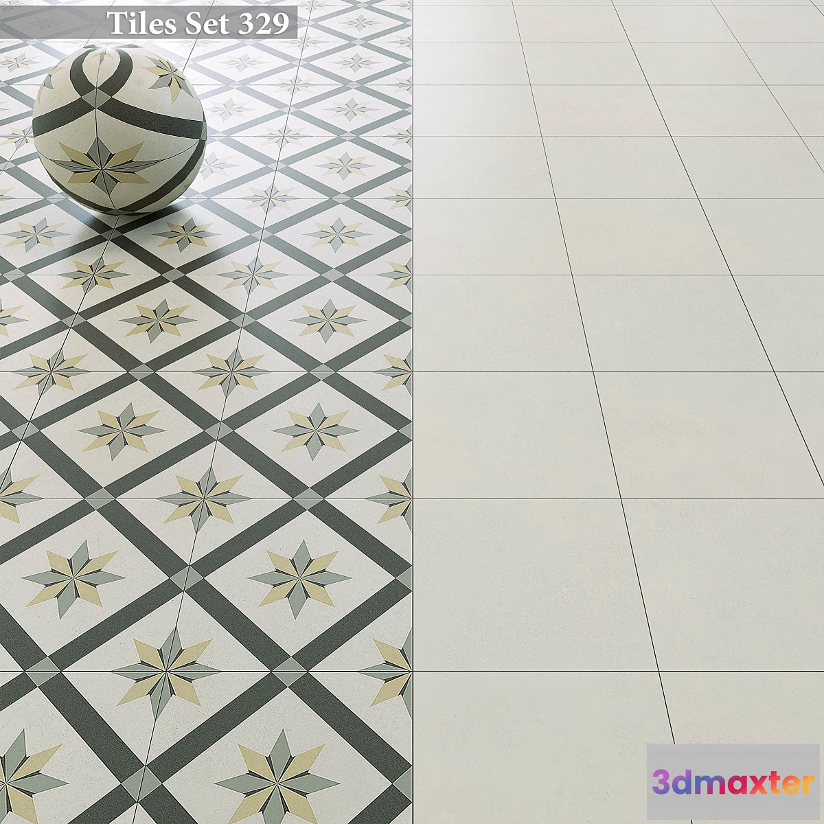 1316172 - Tiles set 329 3D Max