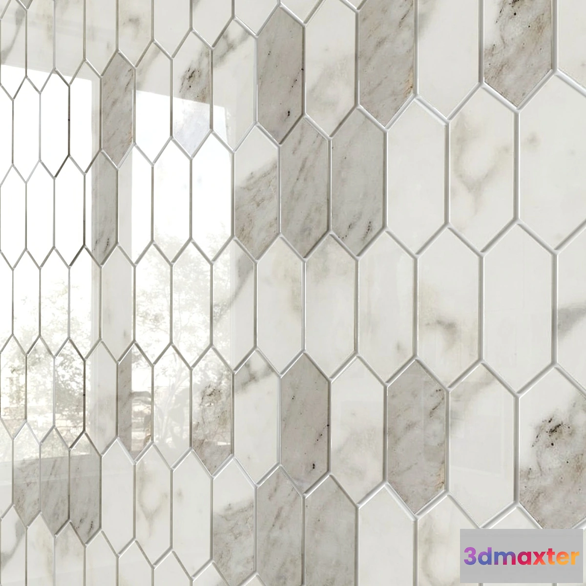 1319387 - Daltile Marble Attache 5 types 3D Max