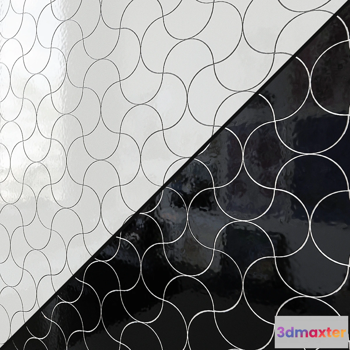 1320086 - Ceramic wall tile EQUIPE SCALE Fan 3D Max