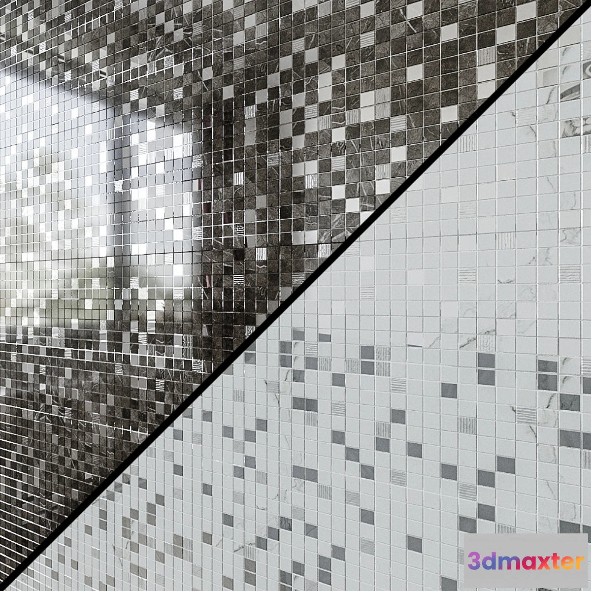 1323500 - Mosaic ATLAS CONCORDE MARVEL Mosaic 3D Max