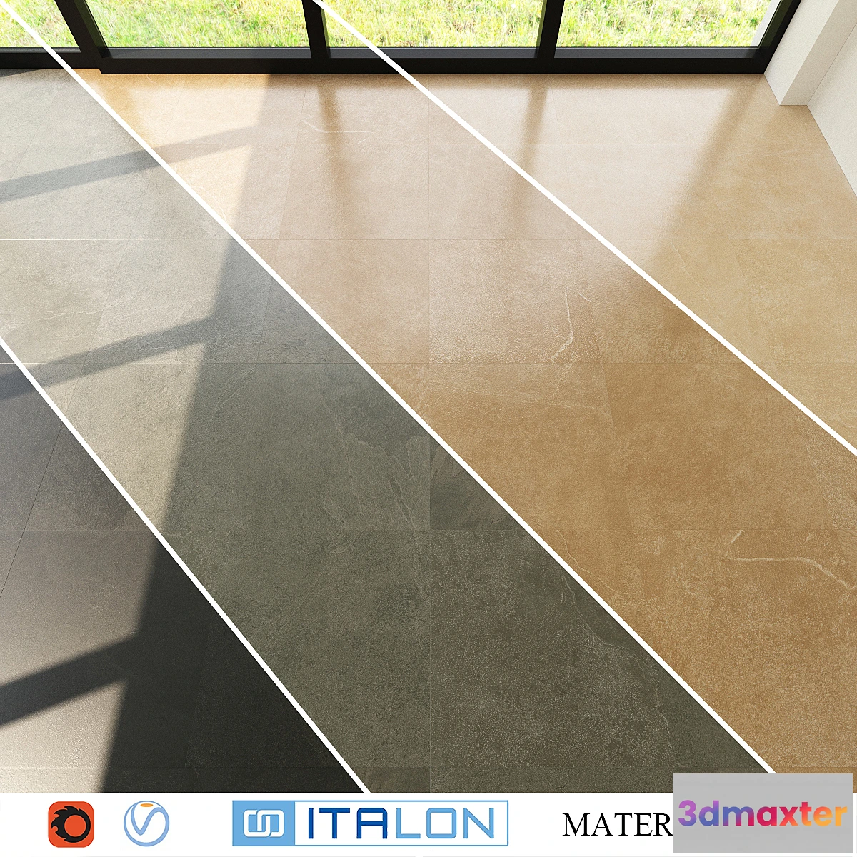 1324228 - ITALON MATERIA 60×60 3D Max