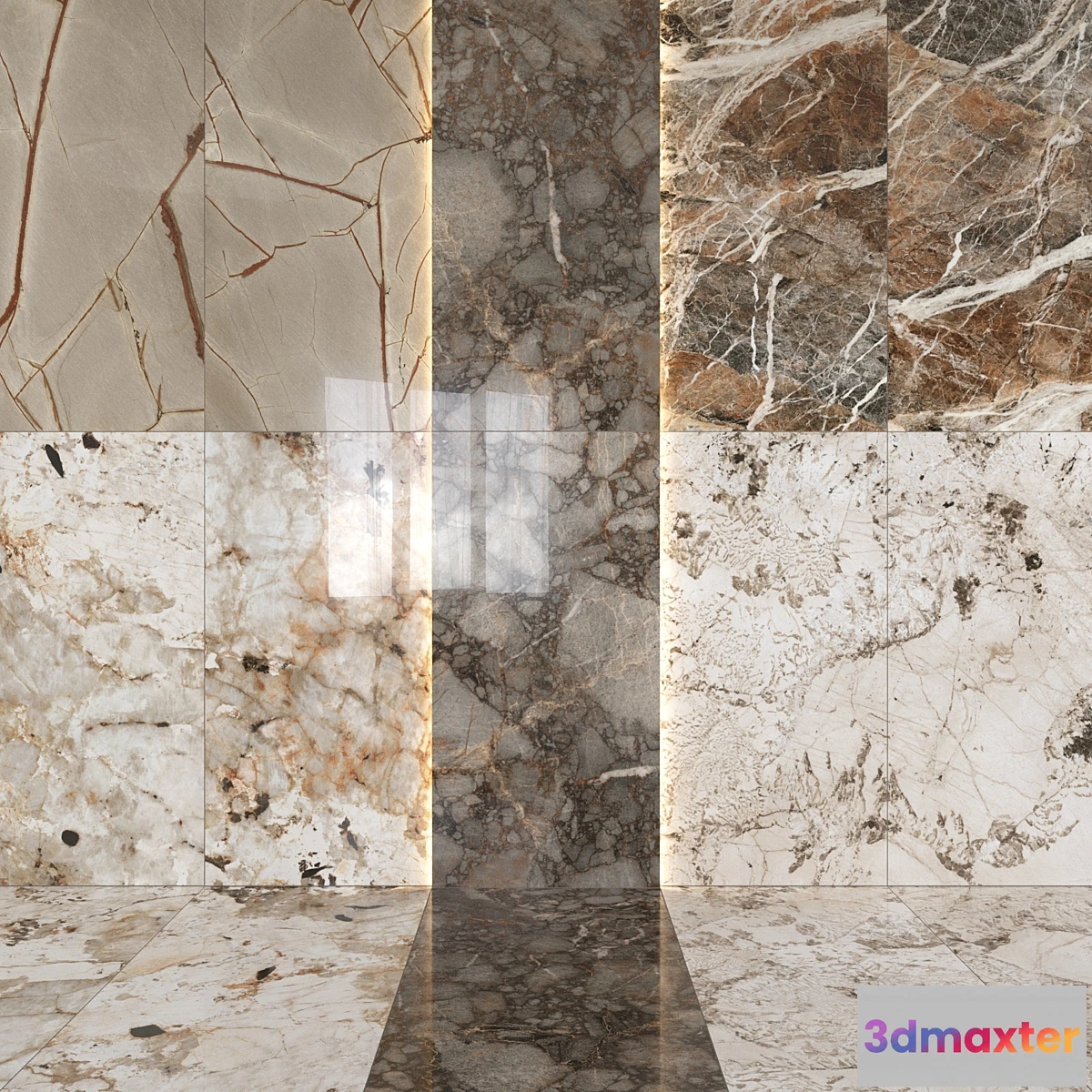 1324404 - Creative Design Florim Nature Mood Marble 3D Max