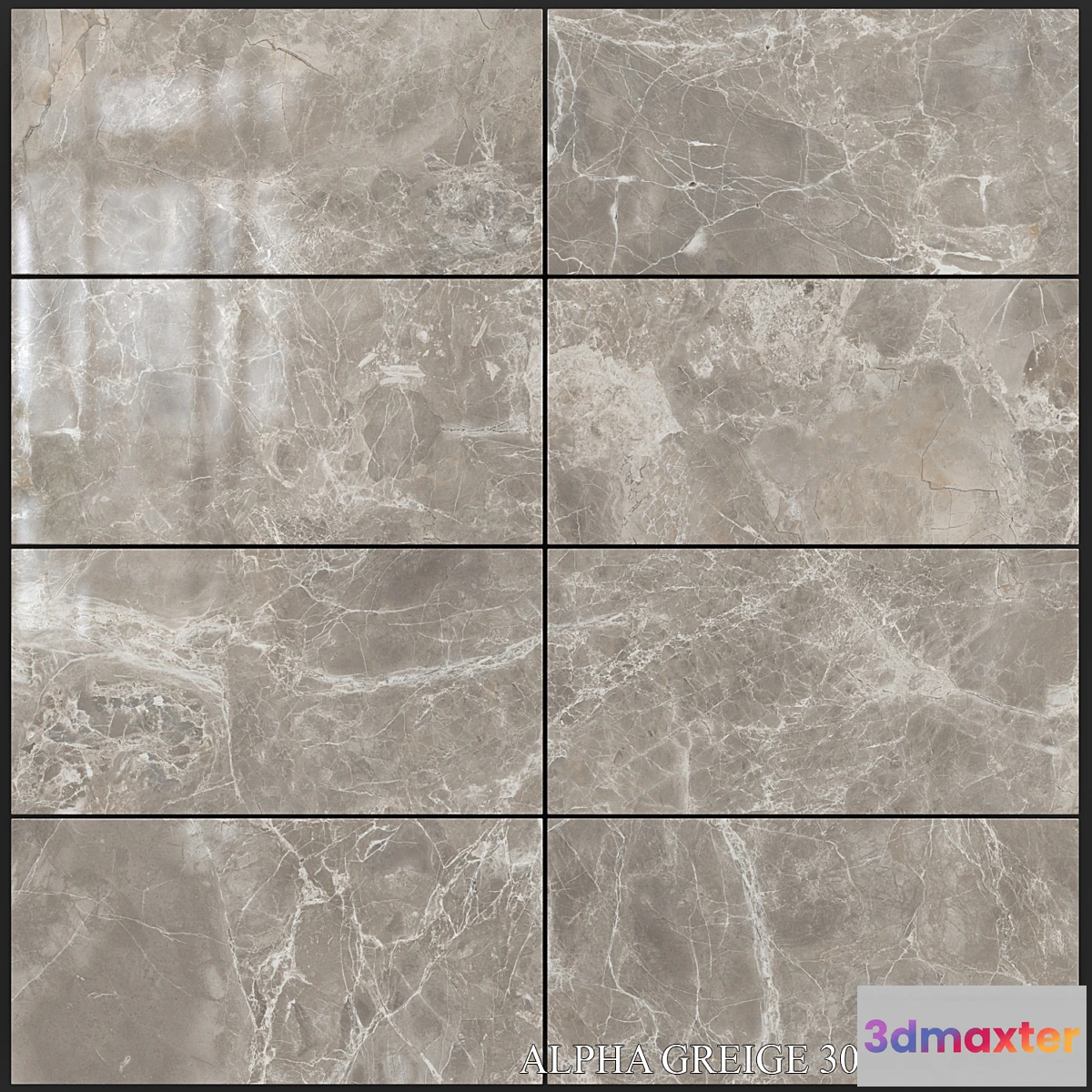 1325648 - Yurtbay Seramik Alpha Greige 300×600 Set 2 3D Max