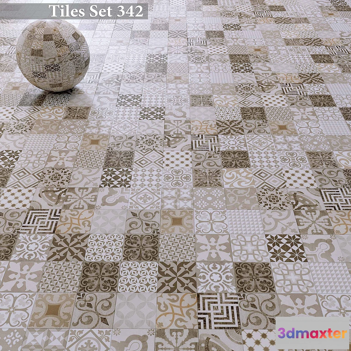 1326857 - Tiles set 342 - No.2 3D Max