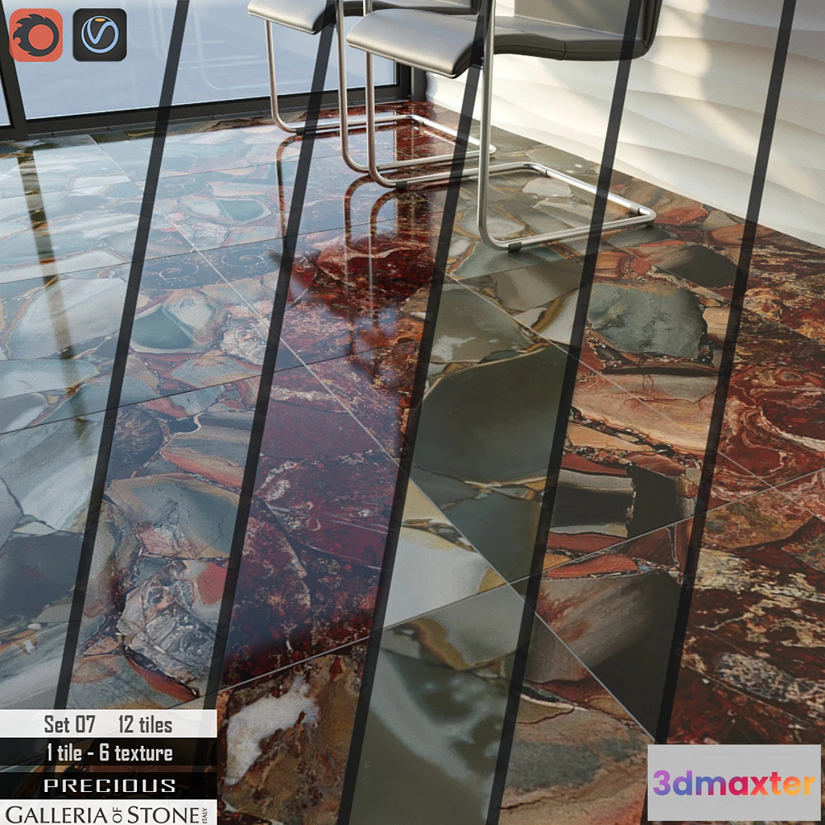 1327608 - Galleria of Stone Italy Set 07 3D Max