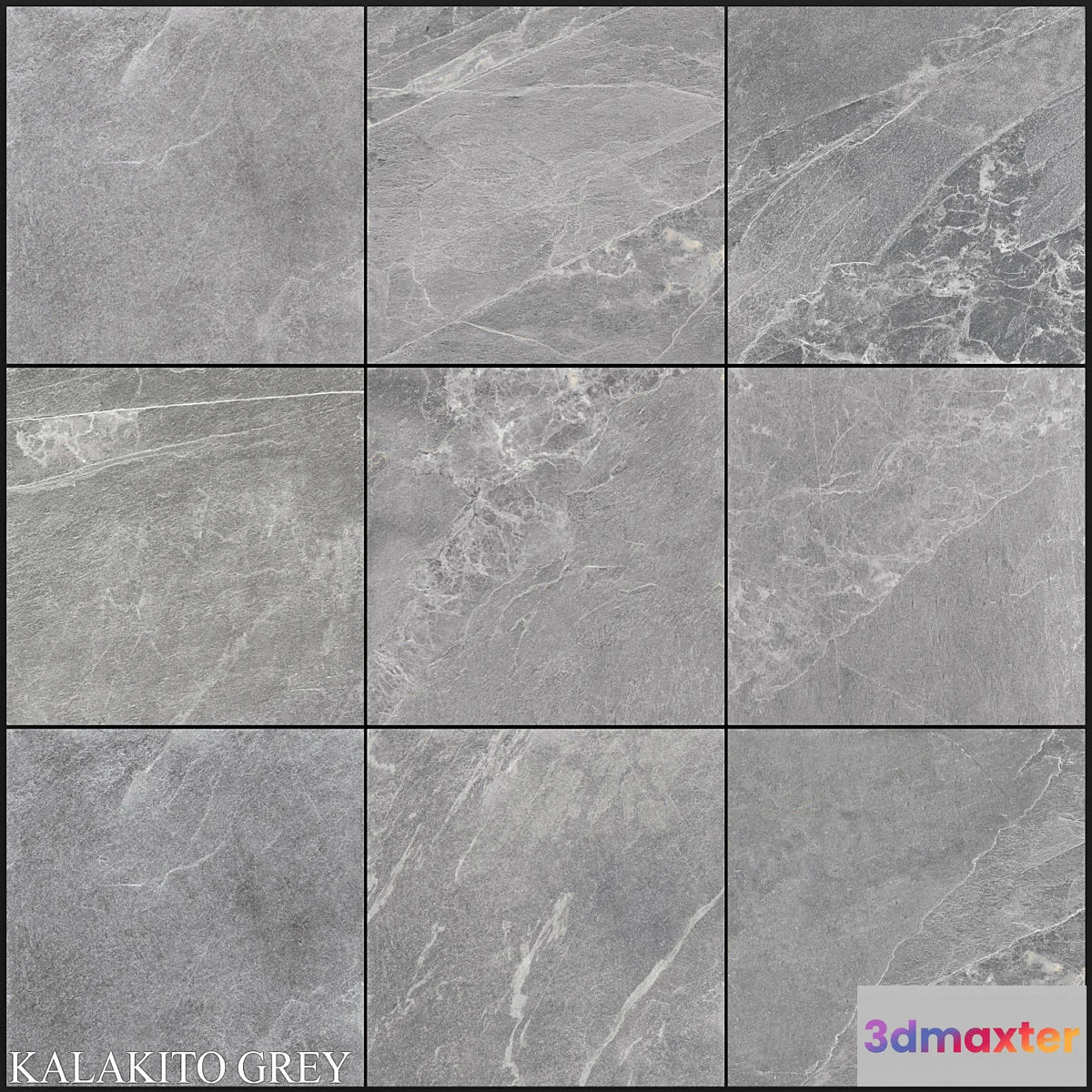 1331136 - Zeus Ceramica Kalakito Grey 600×600 3D Max