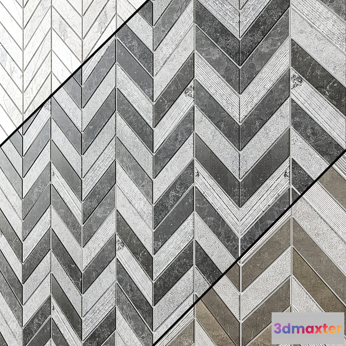 1332432 - Limestone 3 types 3D Max