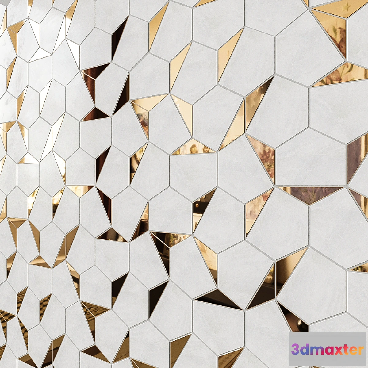 1333836 - Mosaic _ Porcelain stoneware _ VALLELUNGA NOLITA Triangoli 3D Max