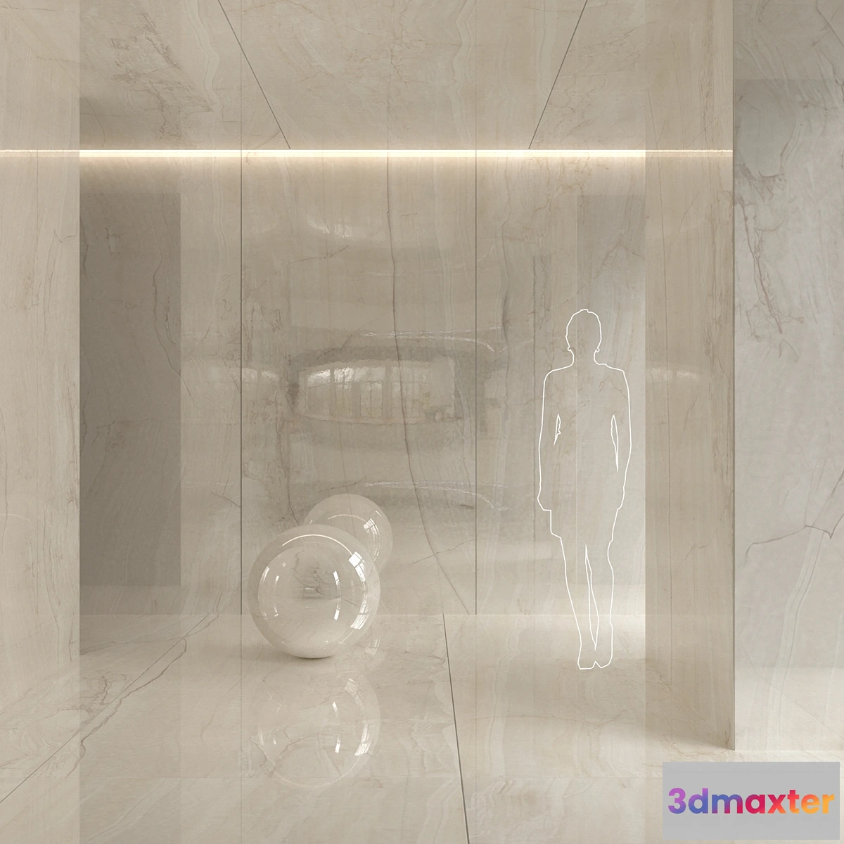 1334075 - Onyx tile BRIGHT ONYX 3D Max