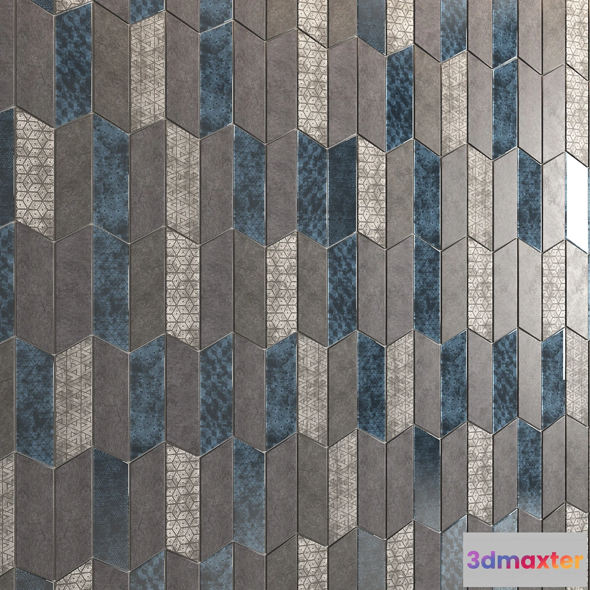 1334201 - Porcelanosa rhomboid 3D Max