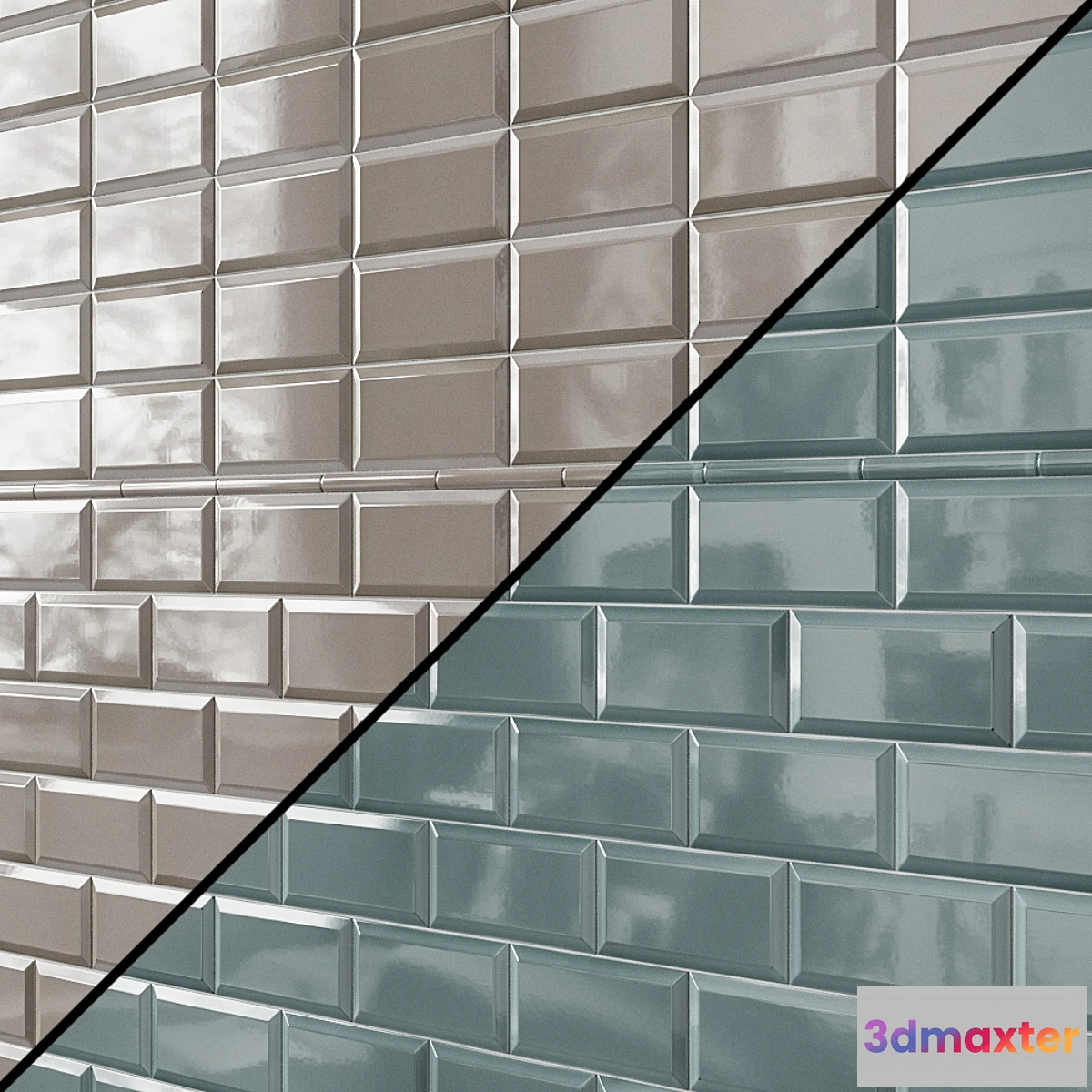 1334495 - Ceramic tile Adex Neri _ Adex Neri _ Biselado PB 3D Max