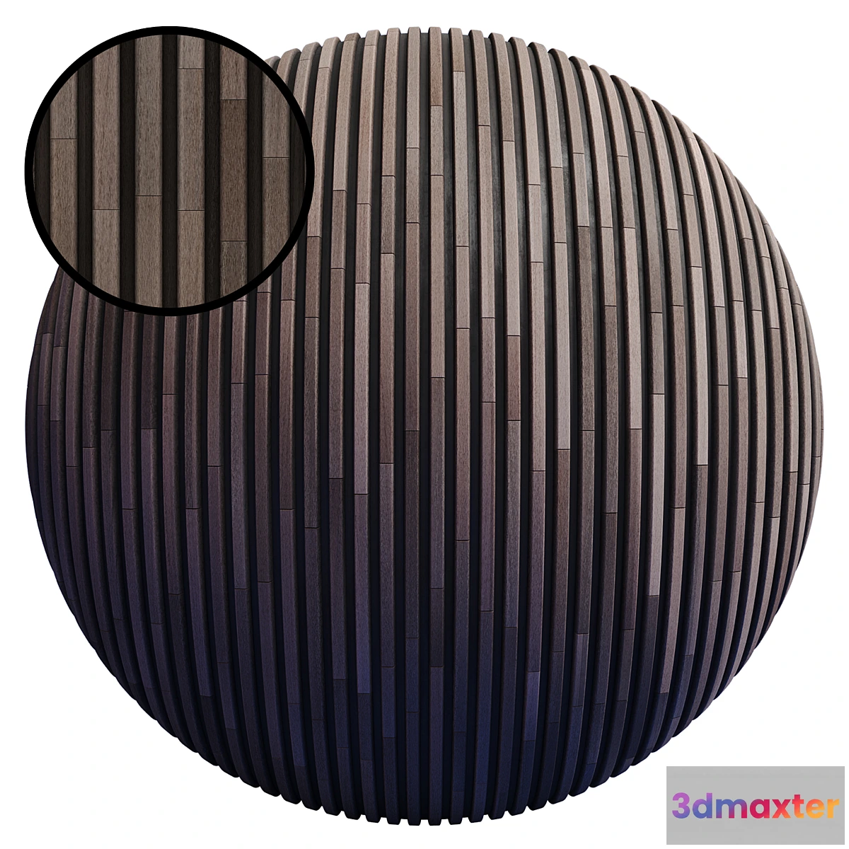 1336159 - Striped Wood Panel J _ PBR _ PNG _ 4K 3D Max