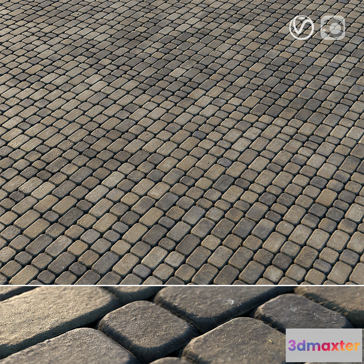 1337583 - Paving slabs 03 3D Max