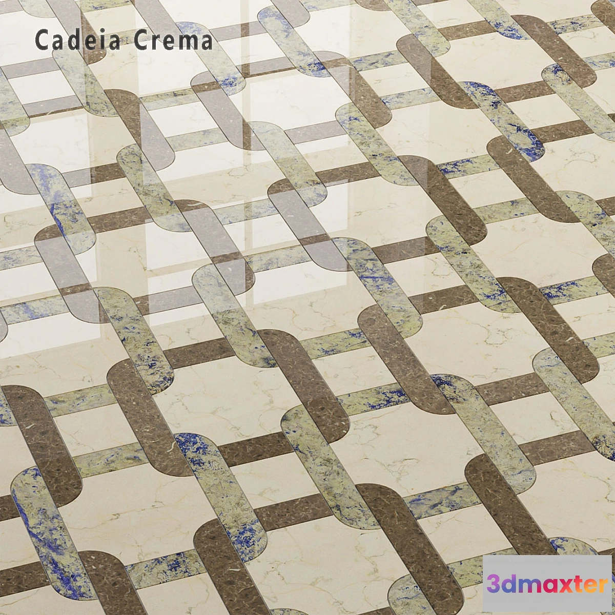 1338763 - Mosaic Sicis SiciStone Cadeia Crema 3D Max