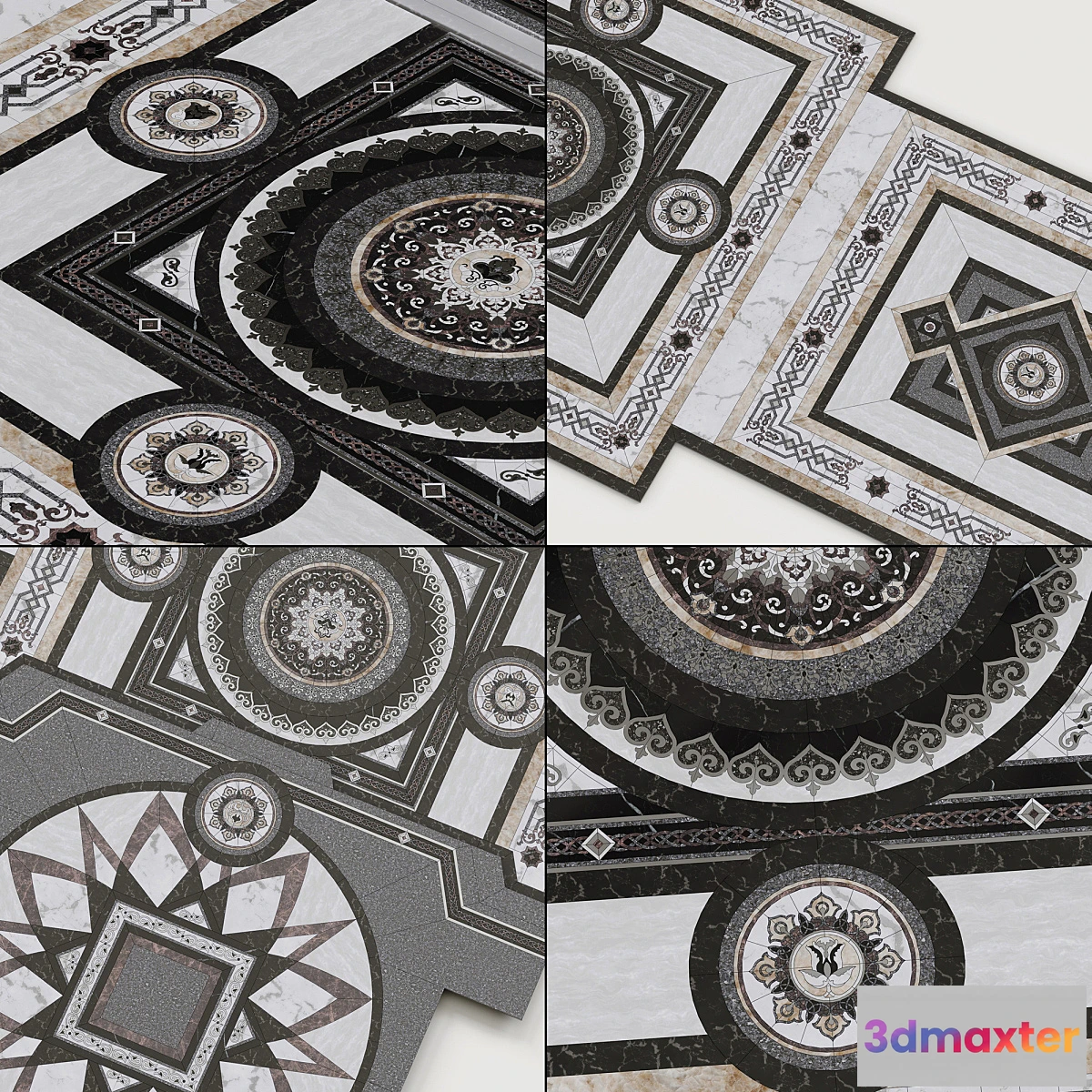 1341892 - Dark Stone Floor 3D Max