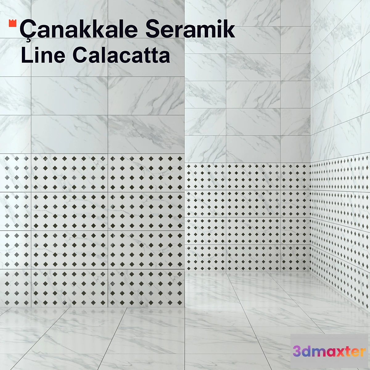 1347018 - Tile Line Calacatta 3D Max