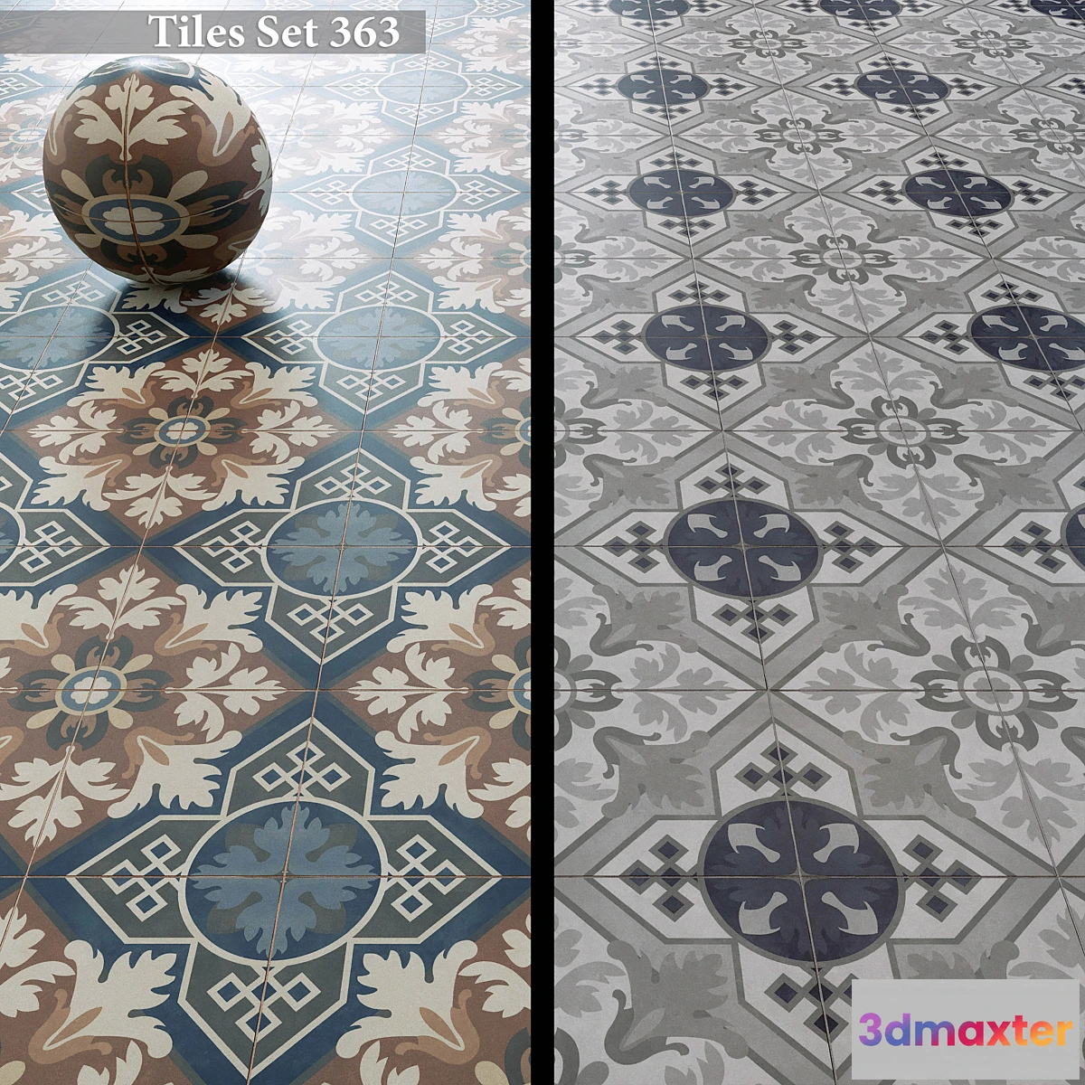 1347378 - Tiles set 363 - No.2 3D Max