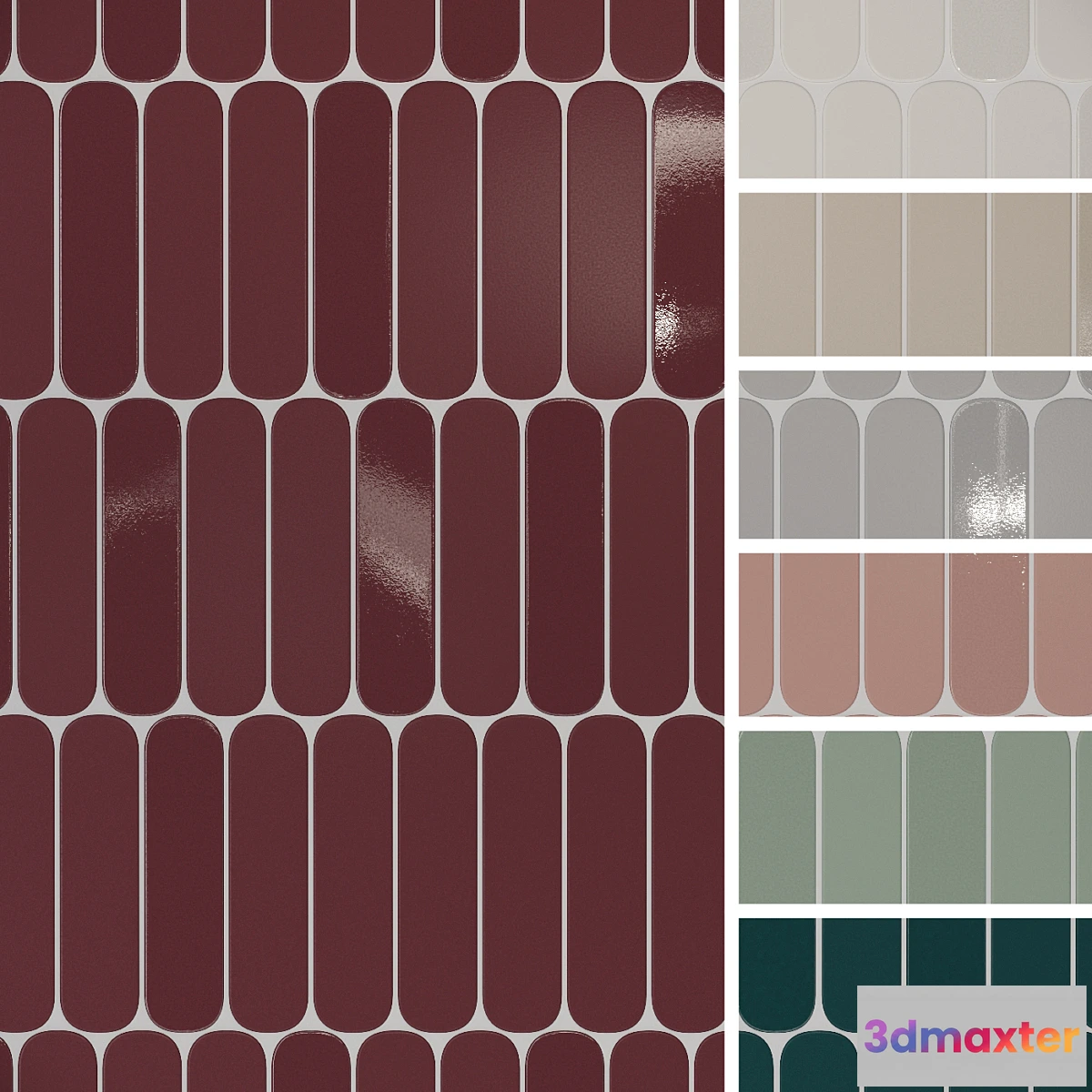 1347456 - Wall tile WOW Grace O 3D Max