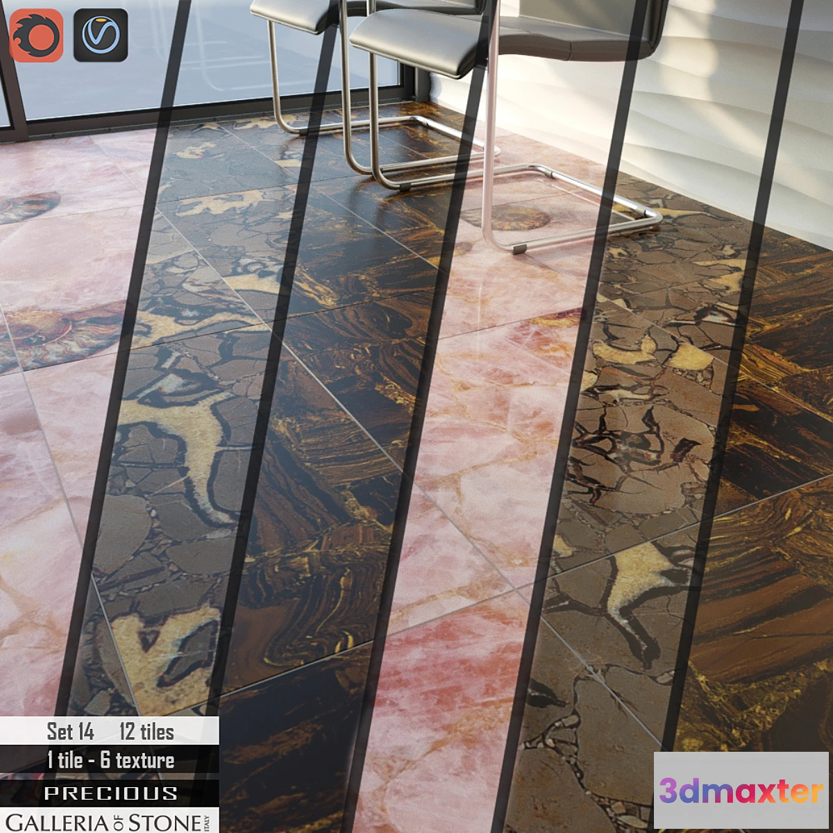 1348756 - Galleria of Stone Italy Set 14 3D Max