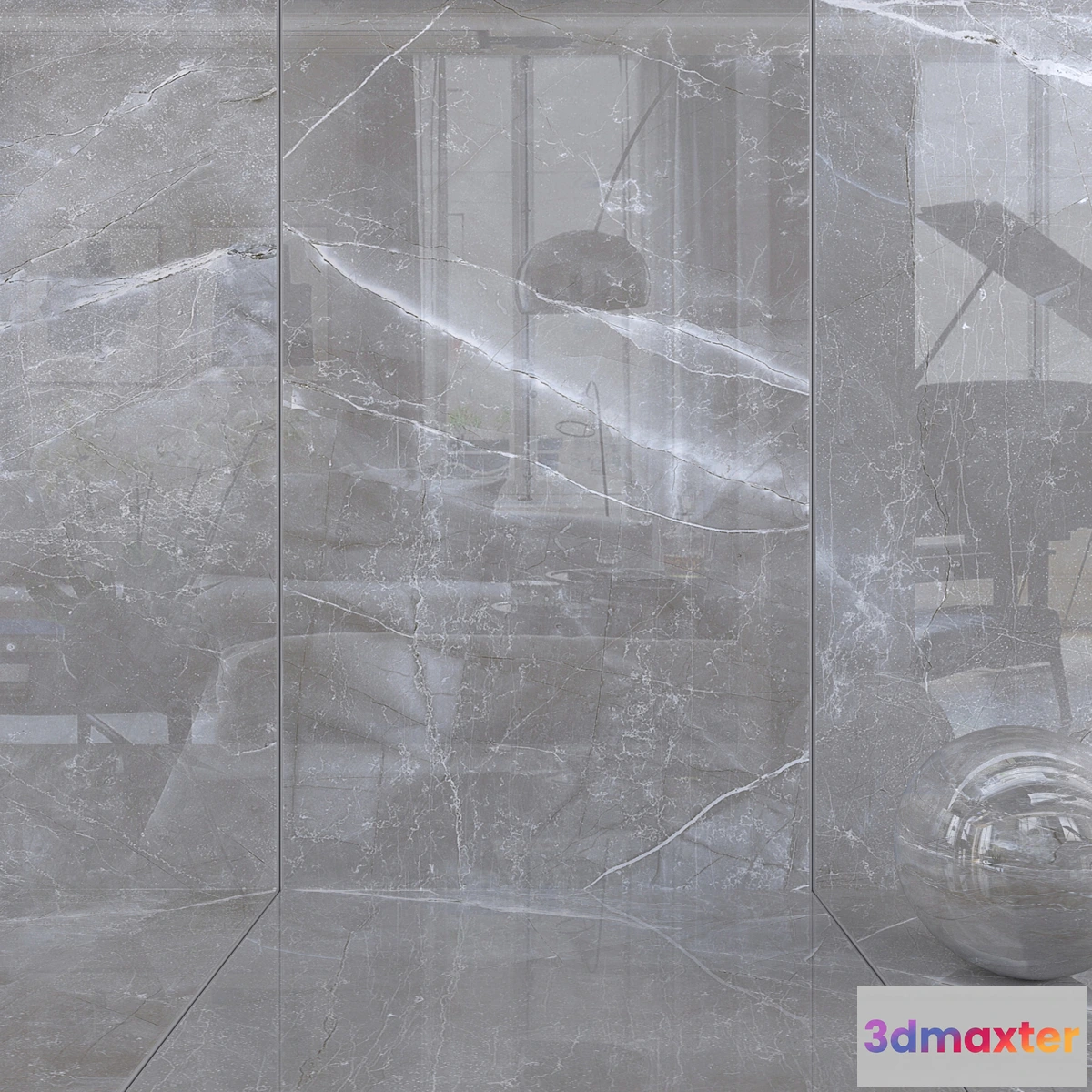 1350227 - Wall Tiles Lima Fume Set 2 3D Max