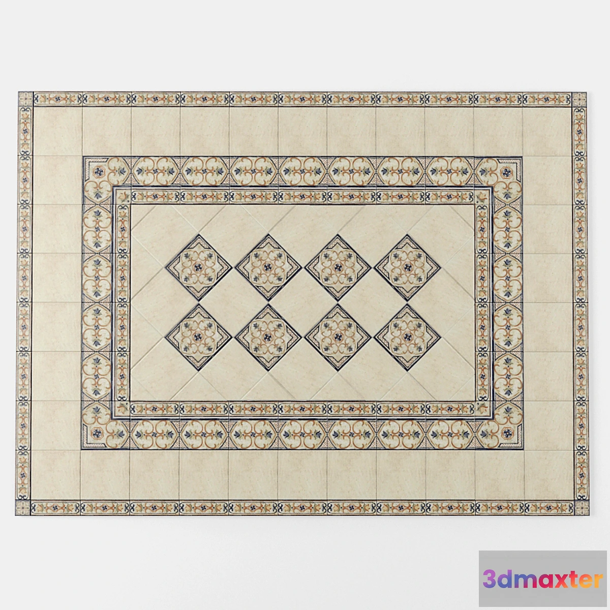 1351575 - Floor Tiles Vives Zaragoza 3D Max