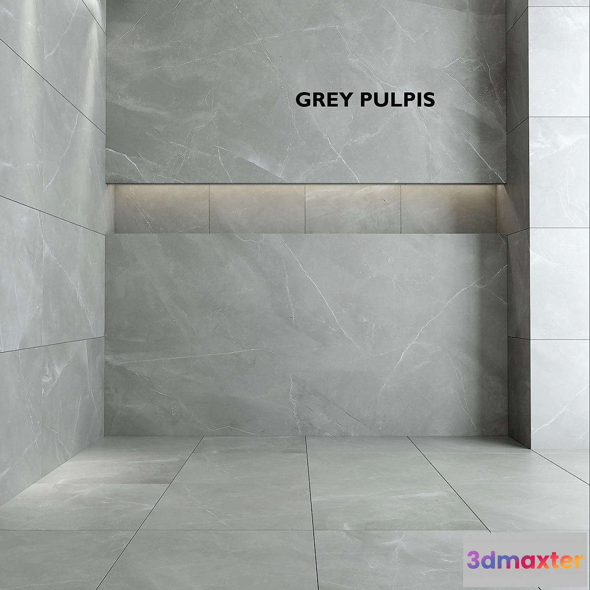 1355316 - Tubadzin Monolith Gray Pulpis - No.2 3D Max