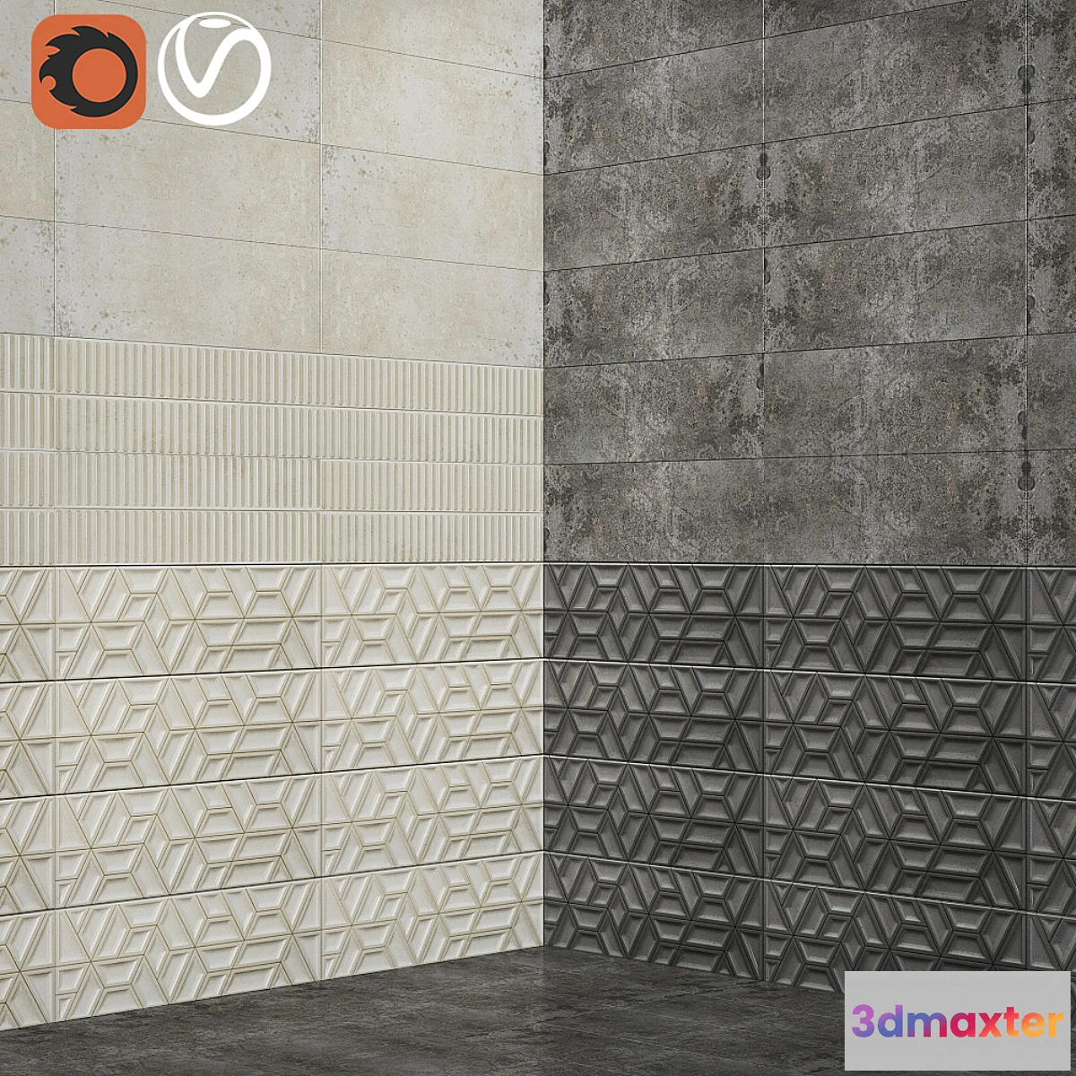 1355767 - Tile Paloma 3D Max
