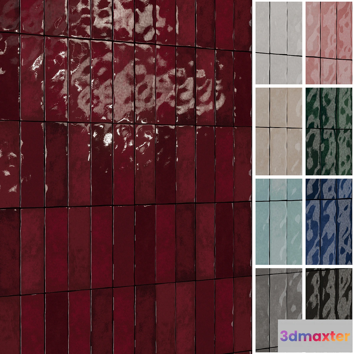 1356945 - Equipe Artisan wall tiles 3D Max