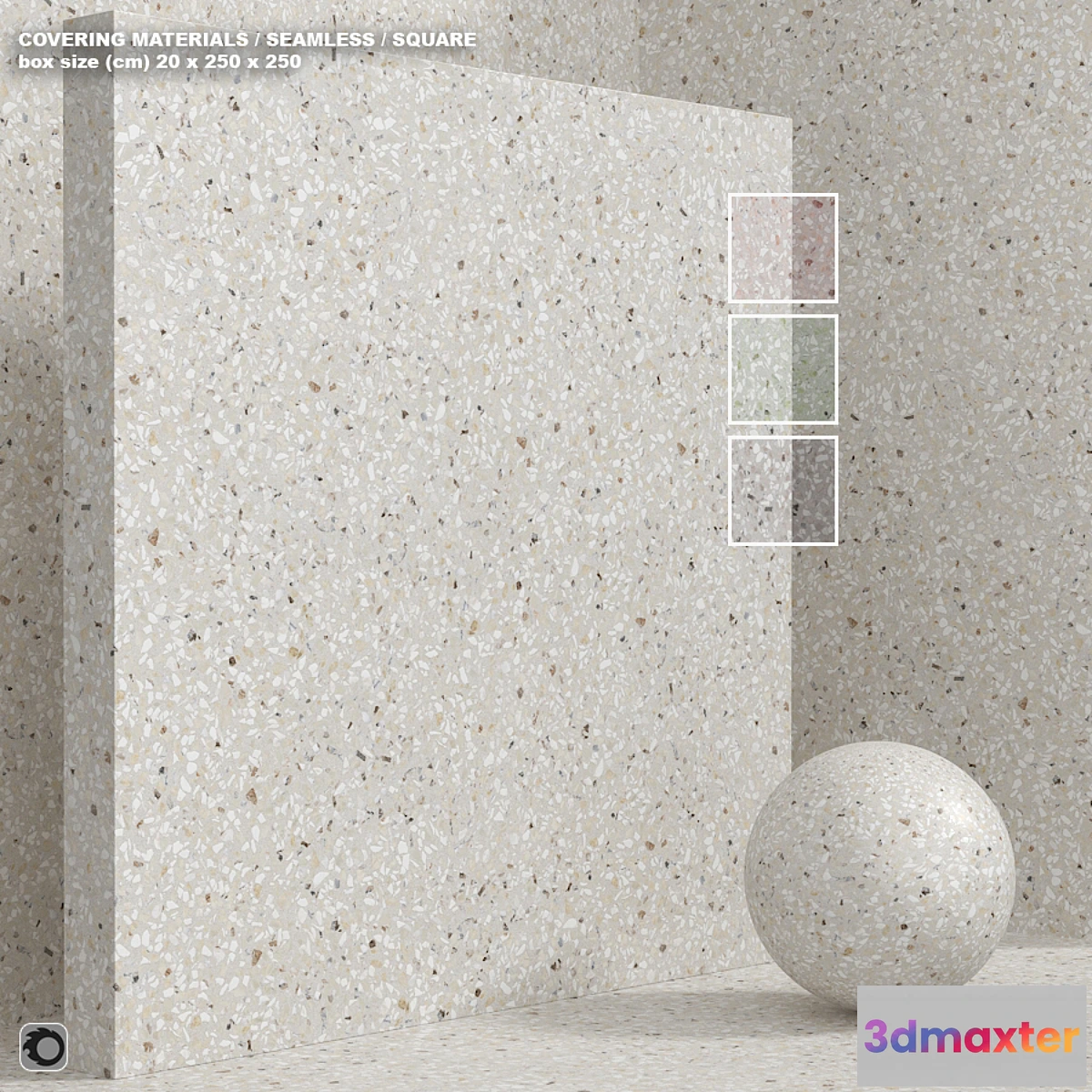 1358066 - Material (seamless) - stone terrazzo quartzite set 148 3D Max