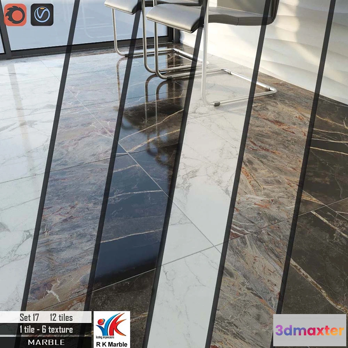 1394254 - RK Marble Set 17 3D Max