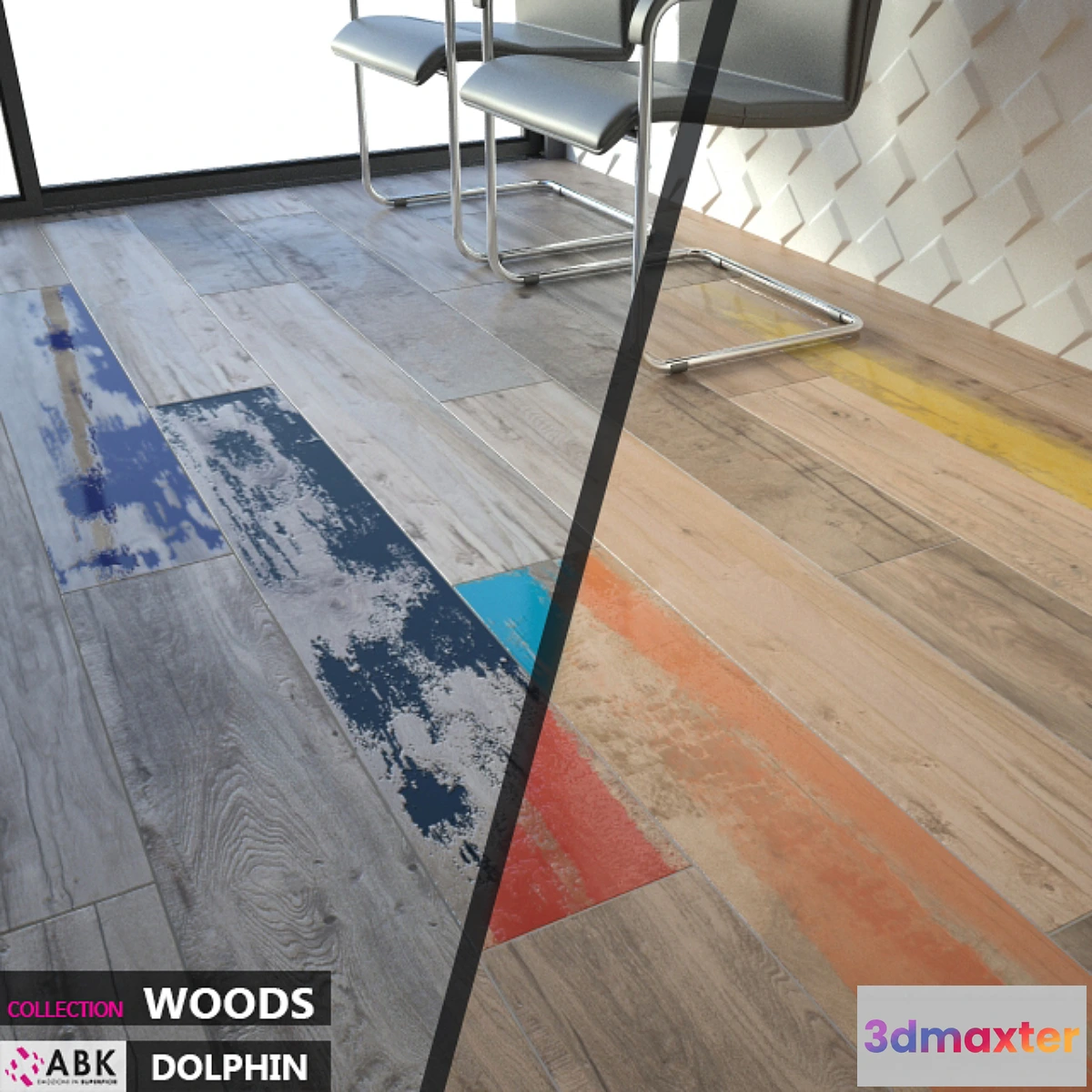 1395778 - ABK COLLECTION WOODS DOLPHIN CLAY GREY Set 01 3D Max