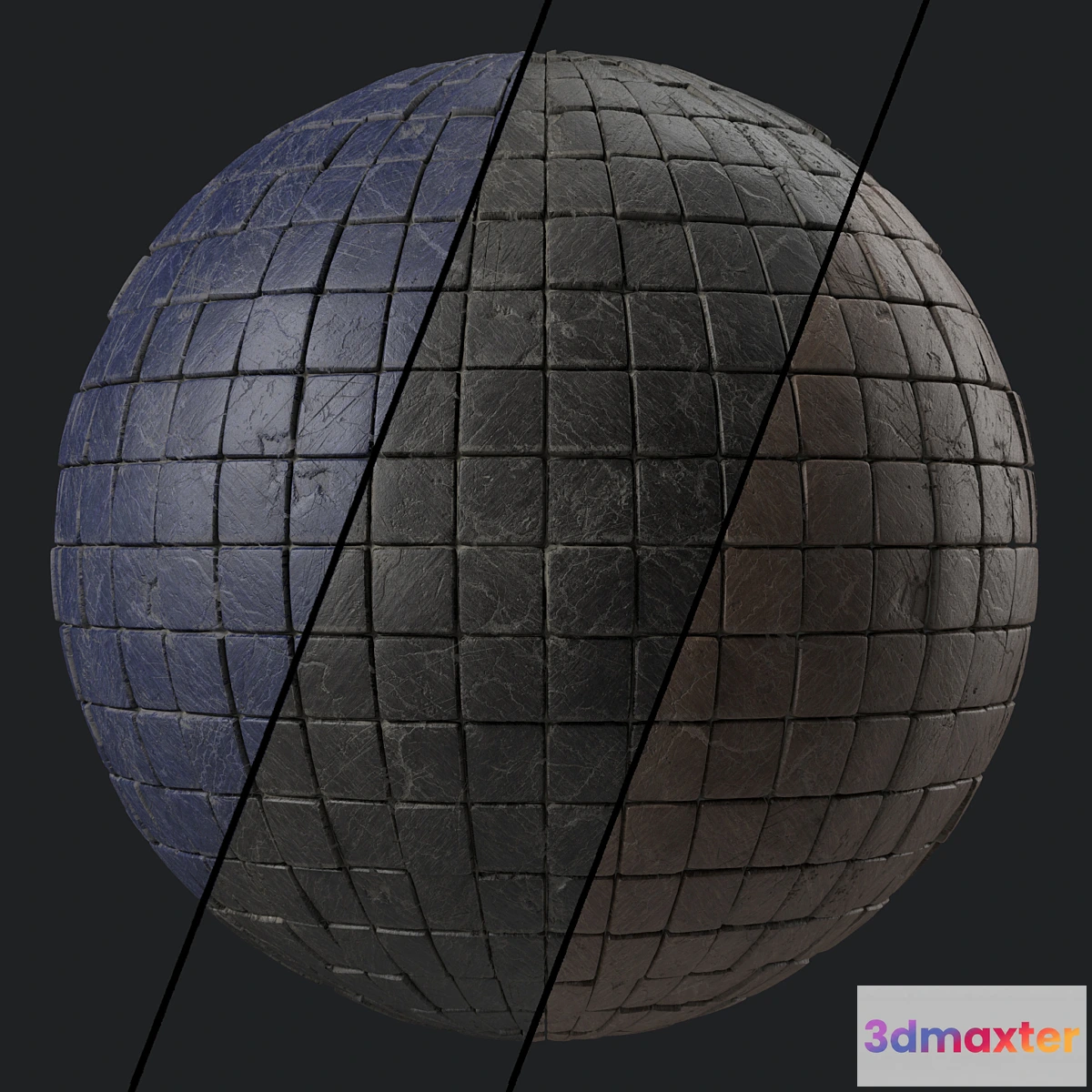 1396260 - Stone Wall Materials 96- Slat Stone walls  Pbr 4k Seamless 3D Max