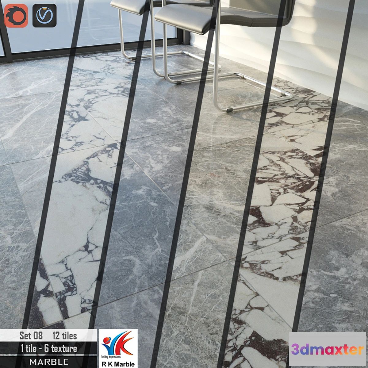 1396890 - RK Marble Set 08 3D Max