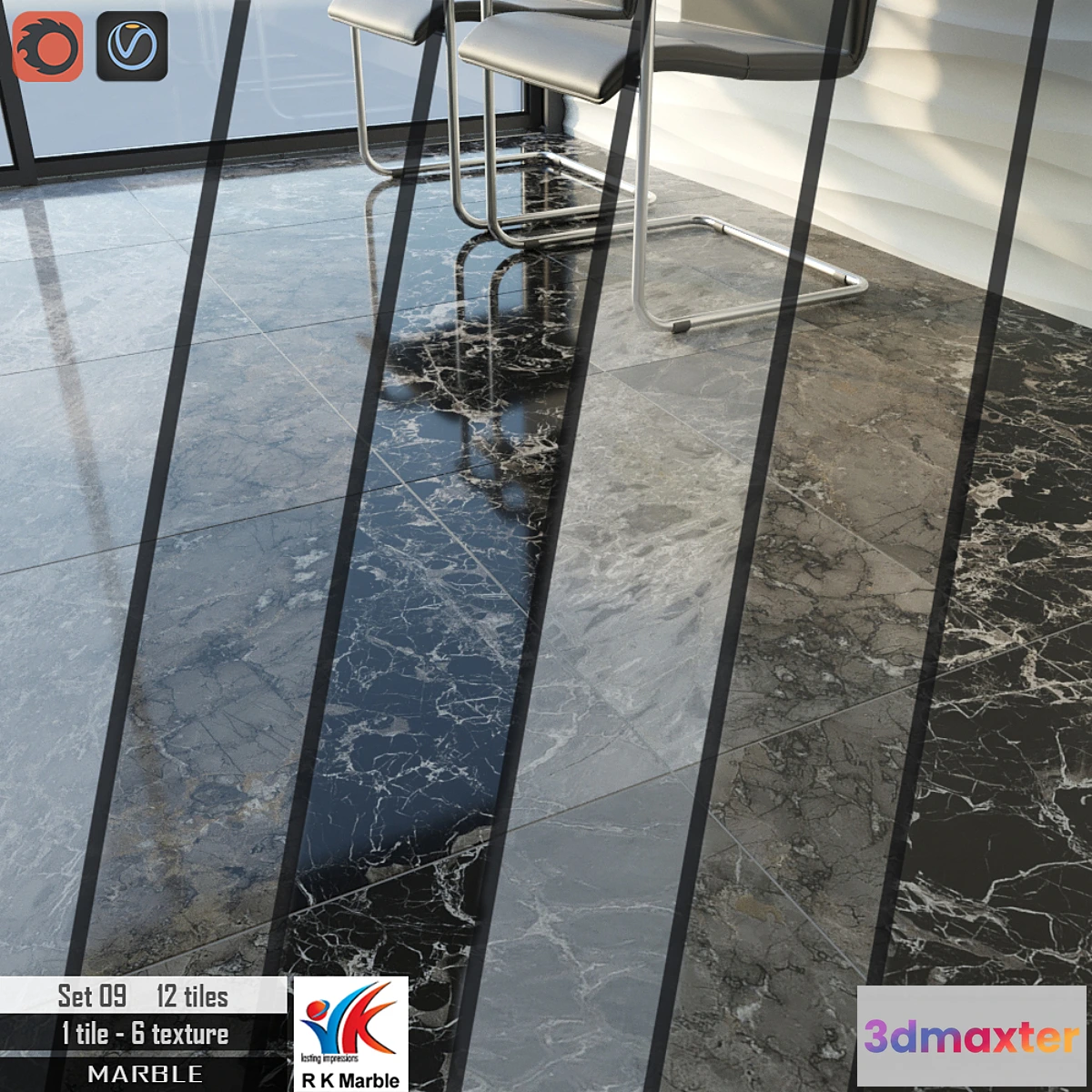 1398154 - RK Marble Set 09 3D Max
