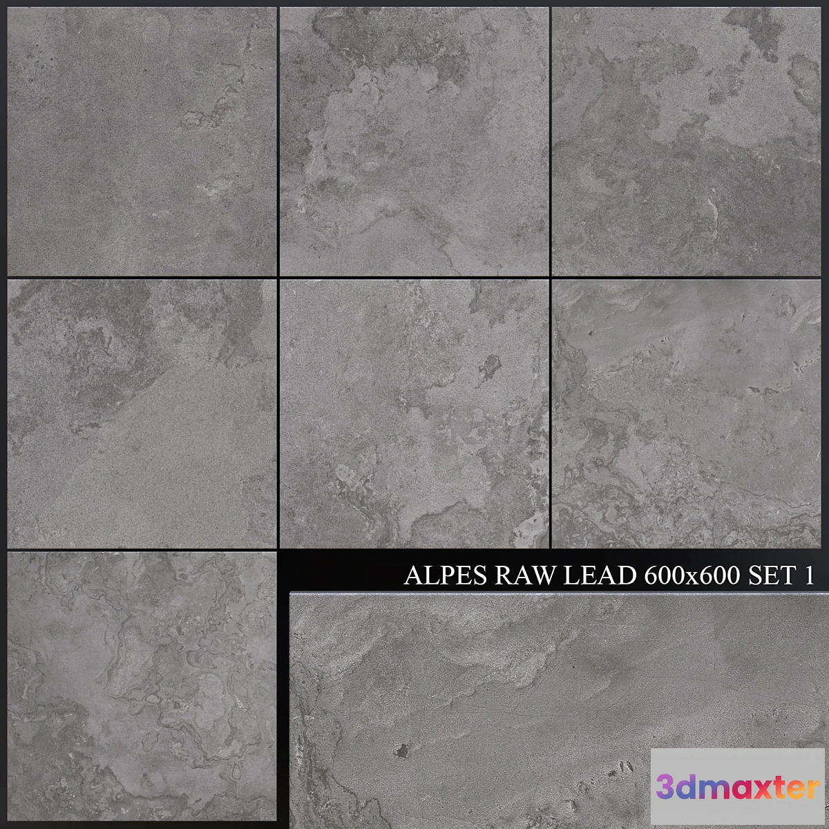 1398888 - ABK Alpes Raw Lead 600×600 Set 1 3D Max