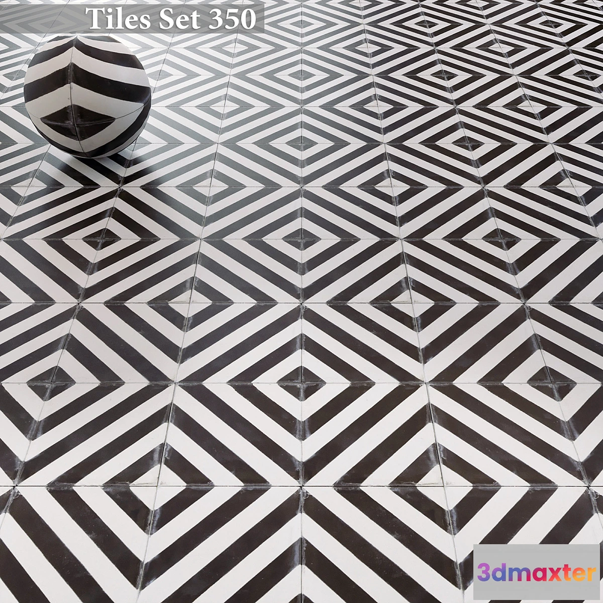 1398986 - Tiles set 350 3D Max