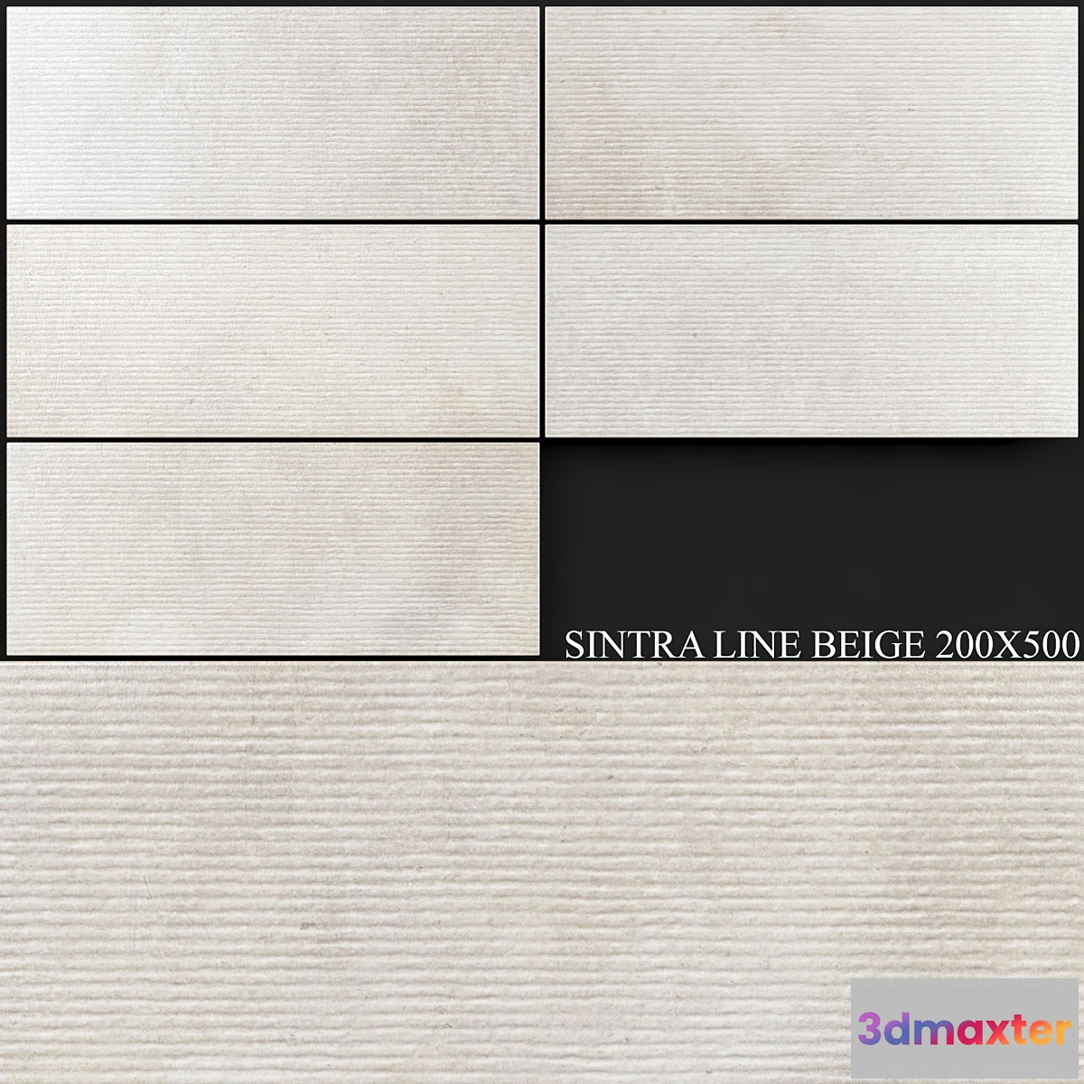 1400776 - Keros Sintra Line Beige 200×500 3D Max