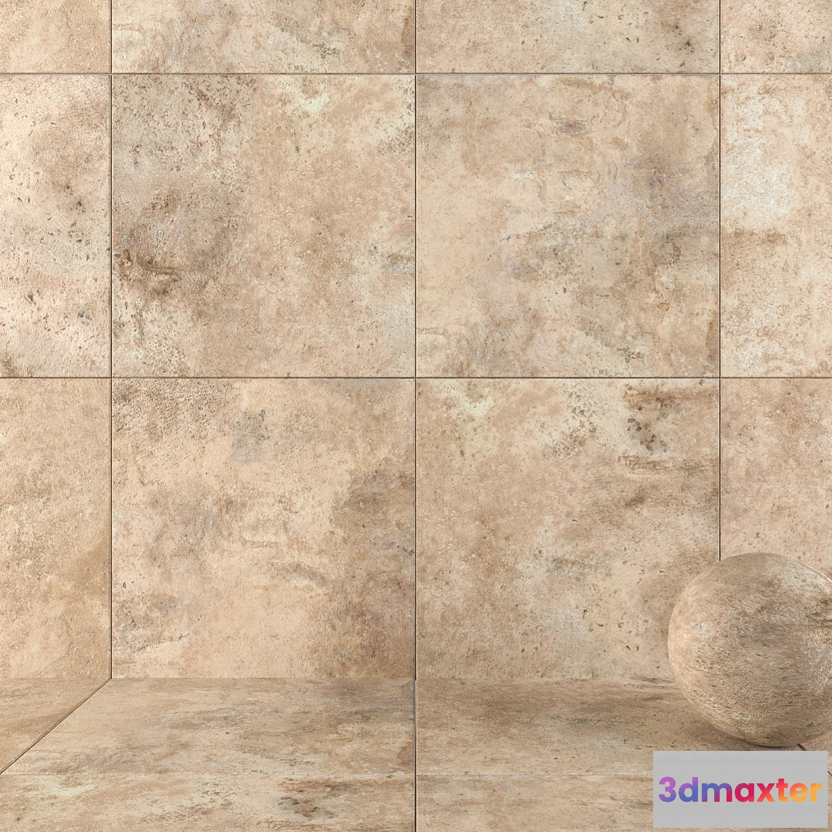 1401238 - Wall tiles 347 Aix Beige 3D Max