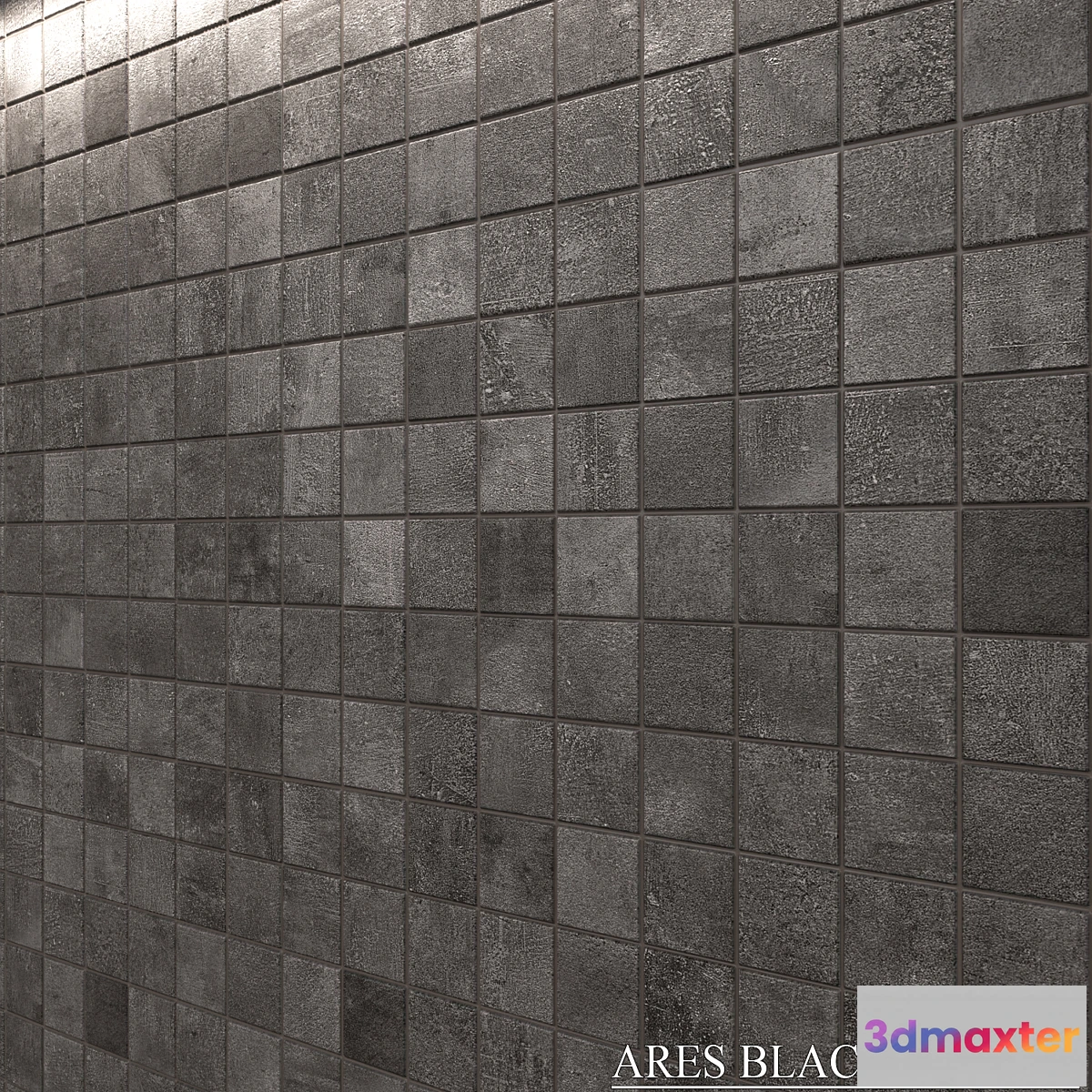 1402198 - Yurtbay Seramik Ares Black Mosaic 3D Max