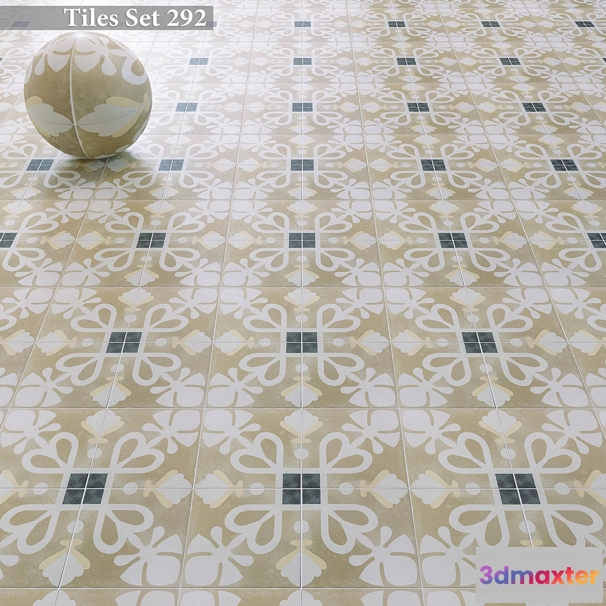 1402860 - Tiles set 292 3D Max